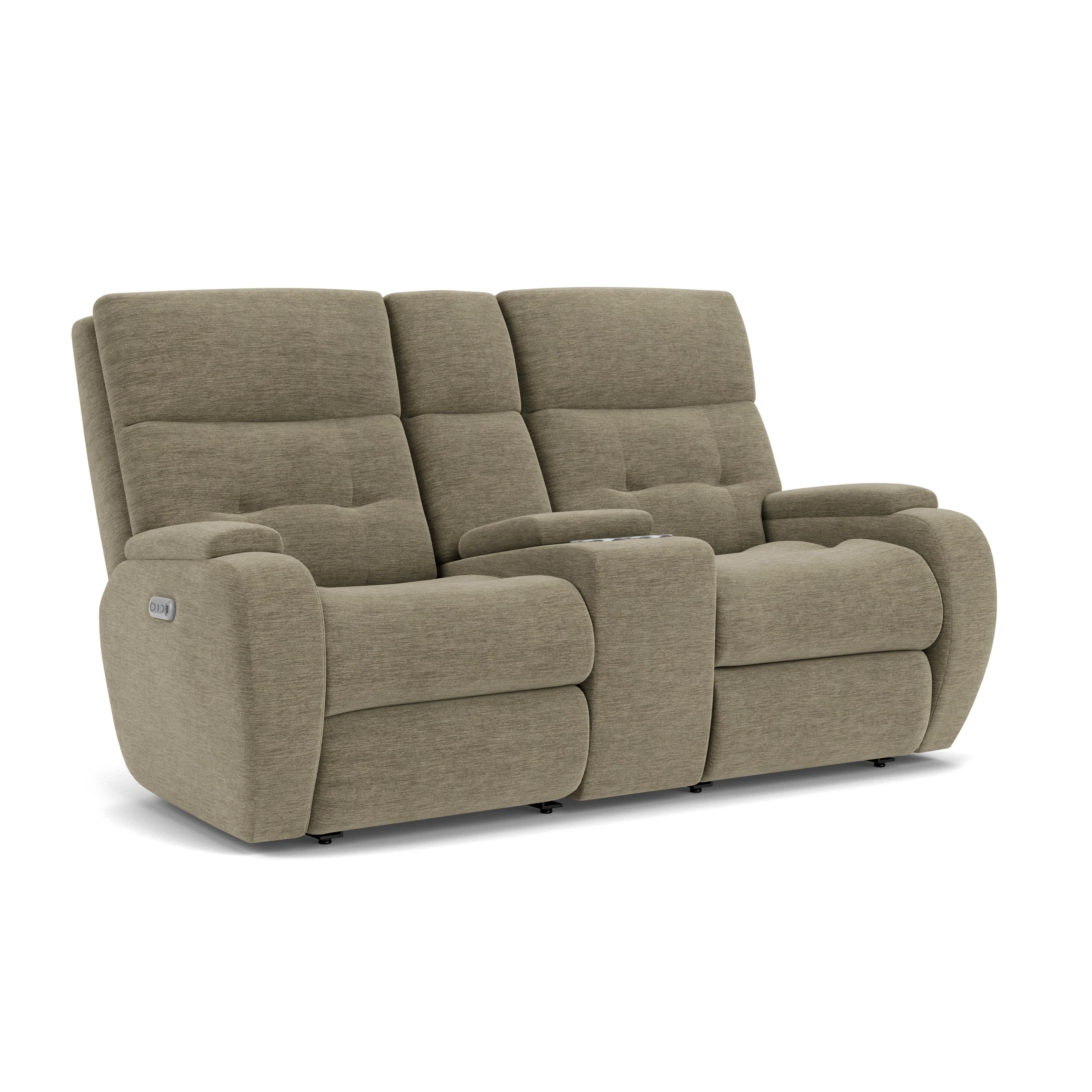 Strait 2906-601H Power Reclining Loveseat with Console & Power Headrests - Image 3