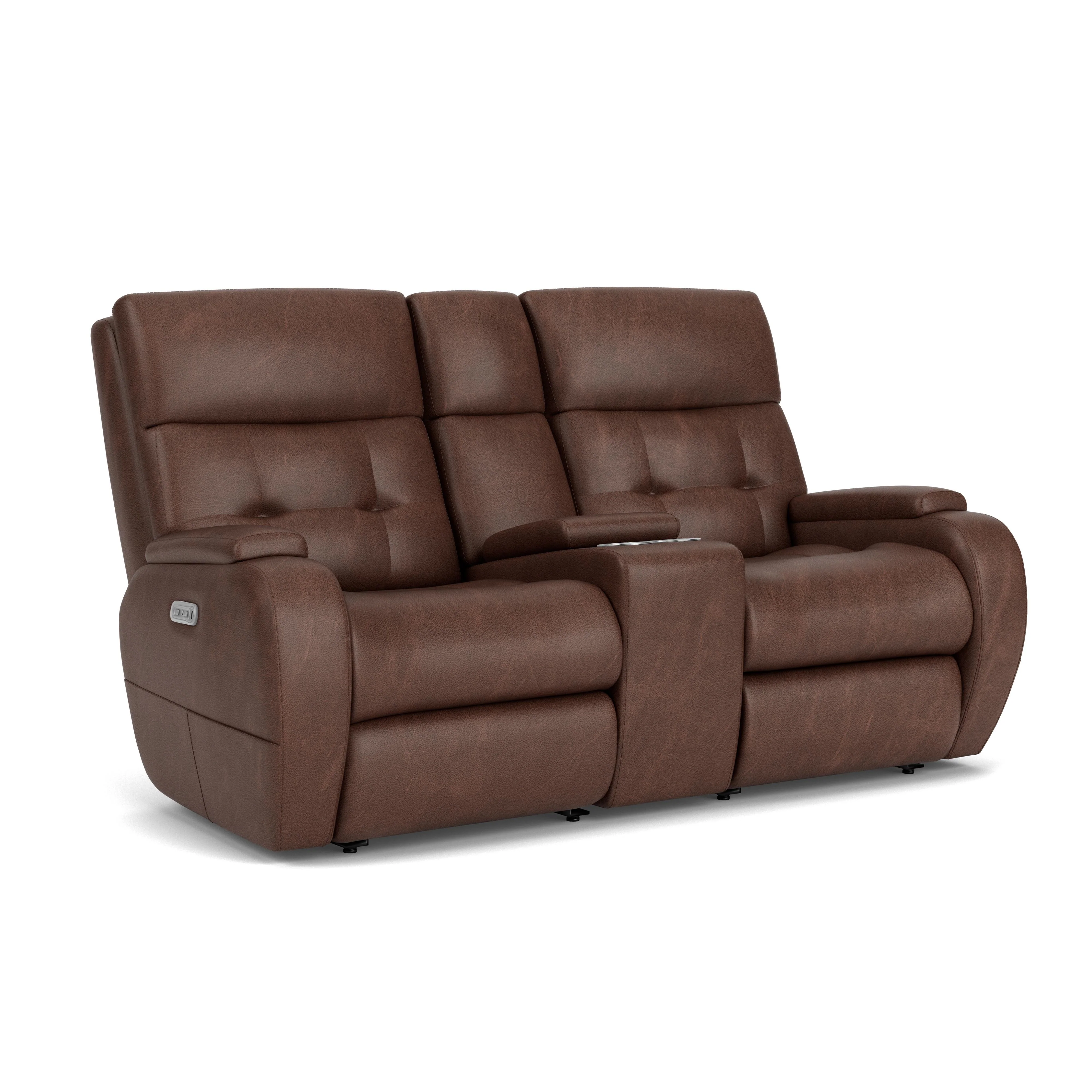 Strait B3906-601H Power Reclining Loveseat with Console & Power Headrests - Image 4