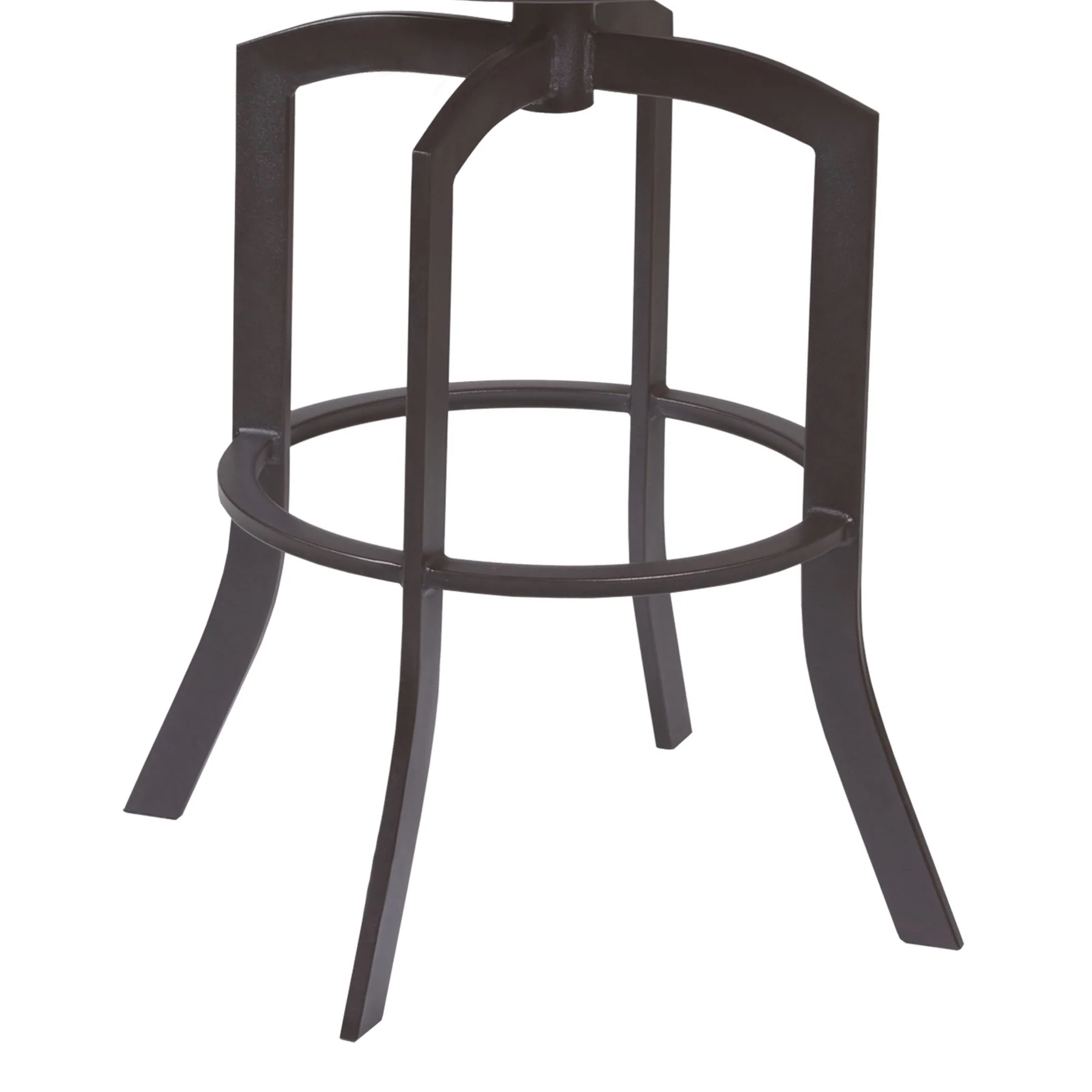 Studio 30" Bar Height Barstool in Auburn Bay finish with Brown Faux Leather - Image 3