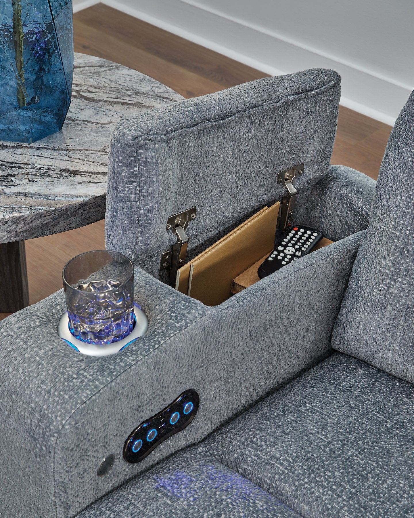 Studio Cave Power Reclining Loveseat with Console - Image 12