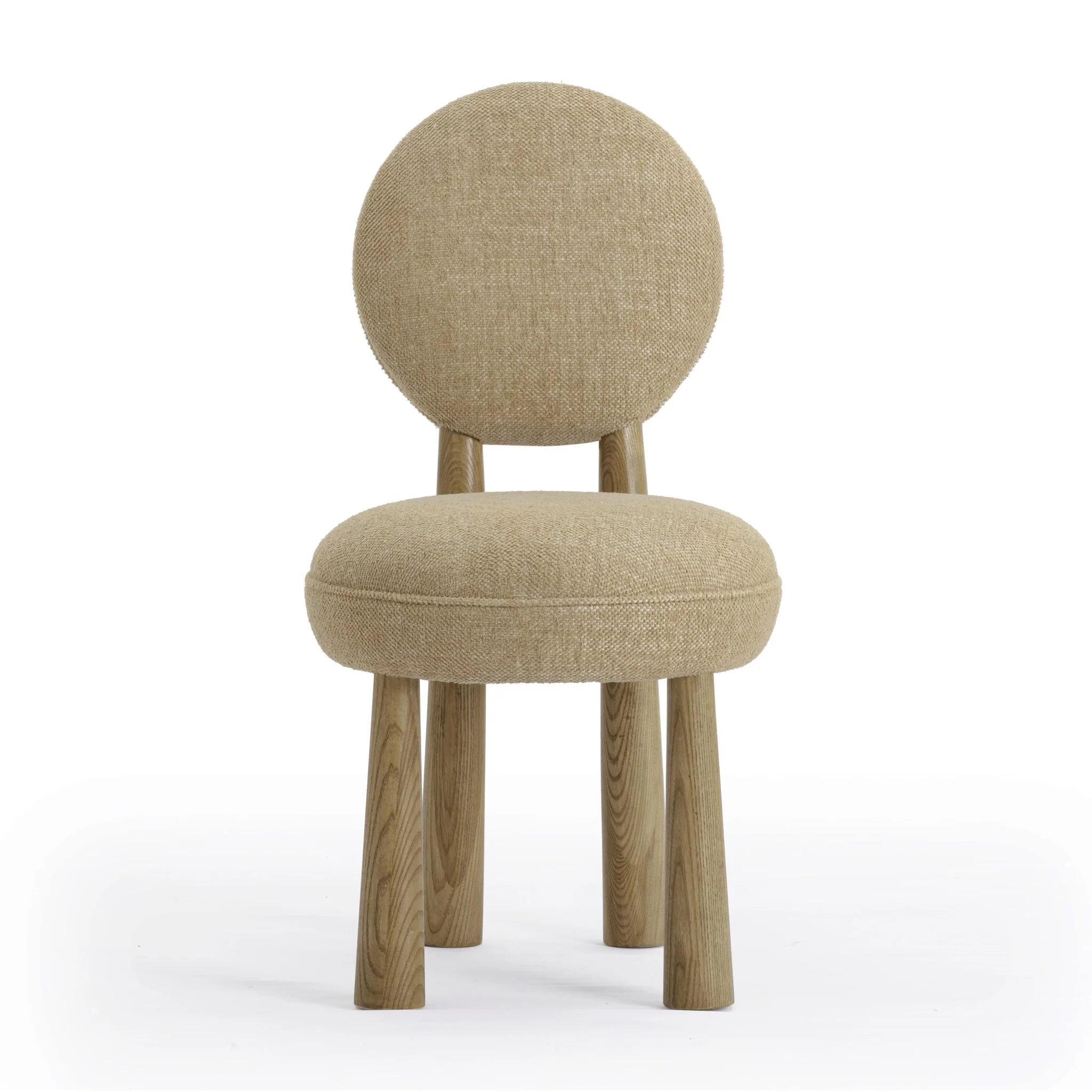 Sulley Honey Tan Perfomance Basketweave Dining Chair - Image 3