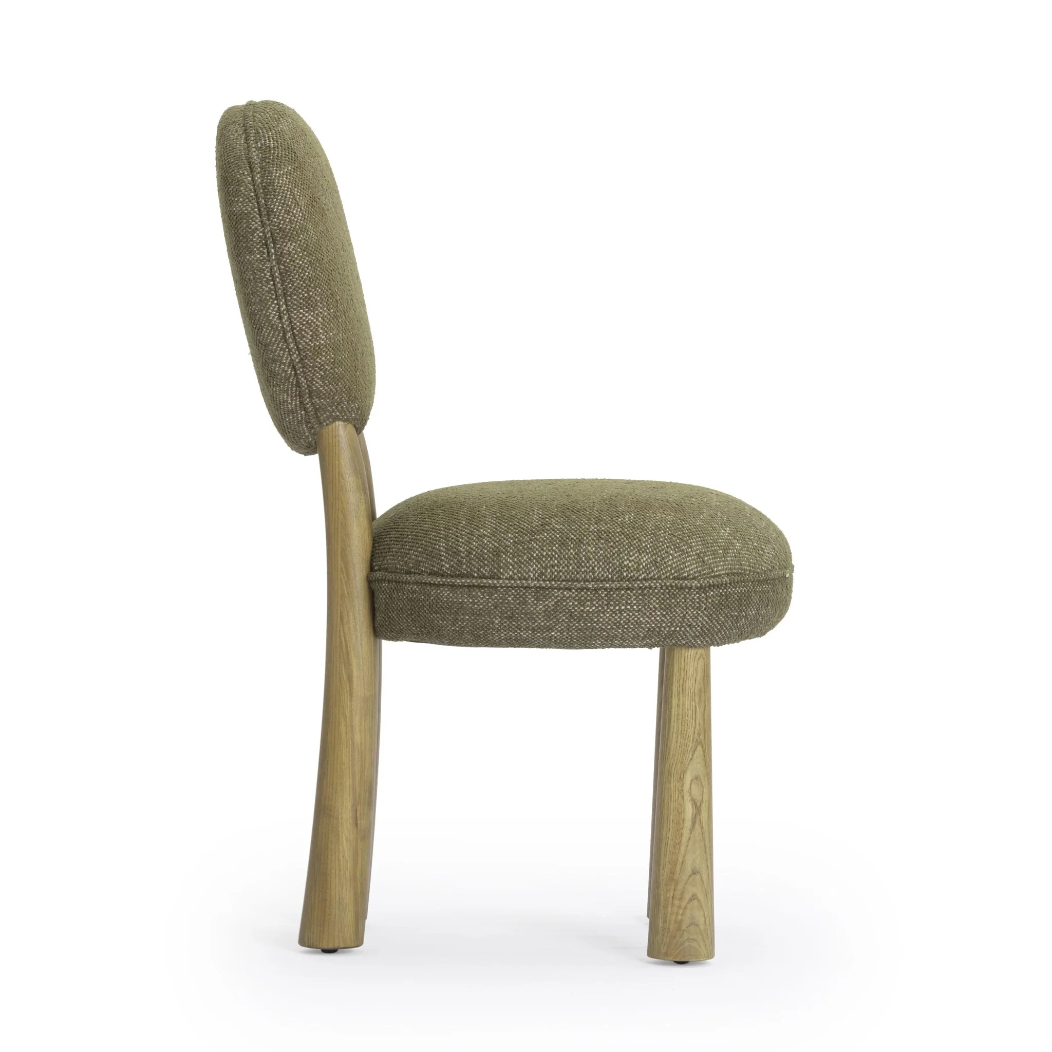 Sulley Olive Green Perfomance Basketweave Dining Chair - Image 4