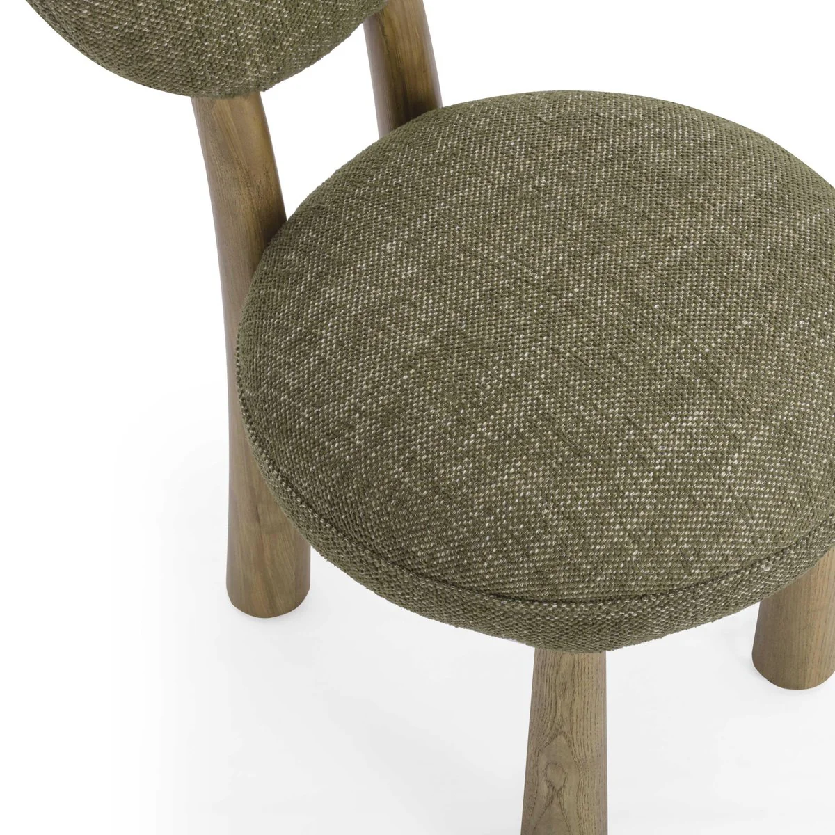 Sulley Olive Green Perfomance Basketweave Dining Chair - Image 6