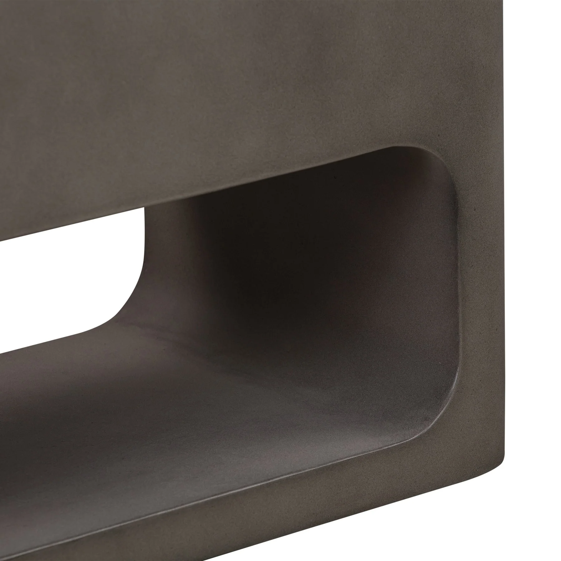Sunstone Indoor or Outdoor Planter in Gray Concrete - Image 4