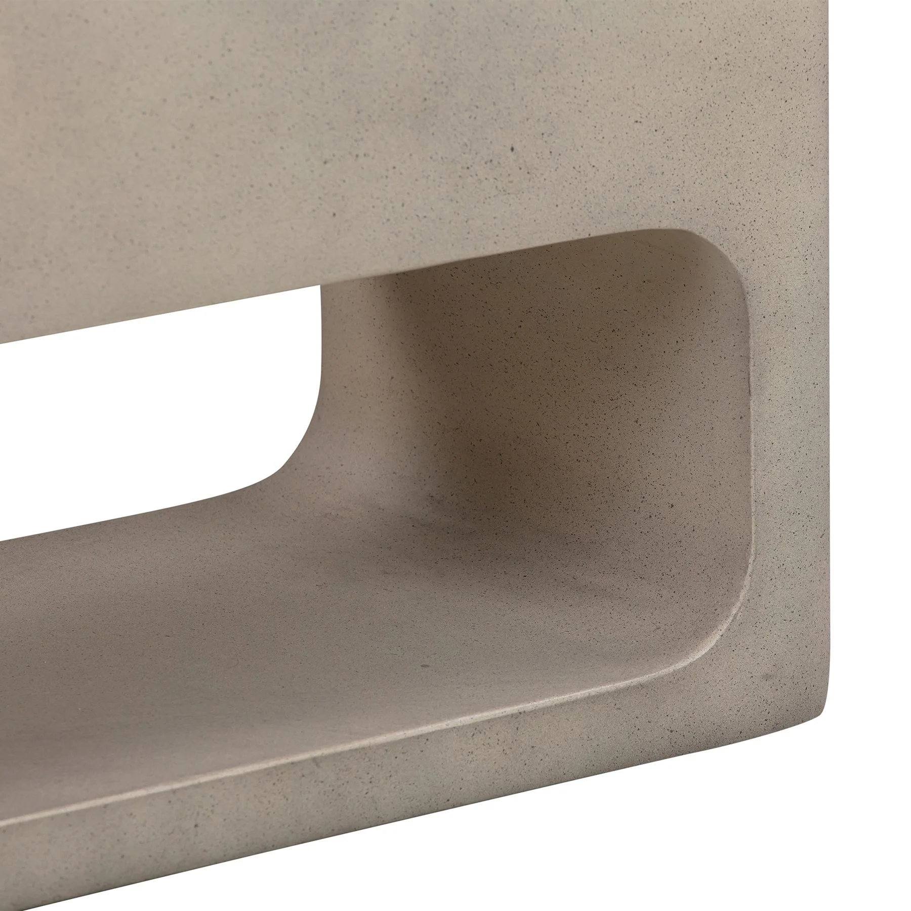 Sunstone Indoor or Outdoor Planter in White Concrete - Image 4