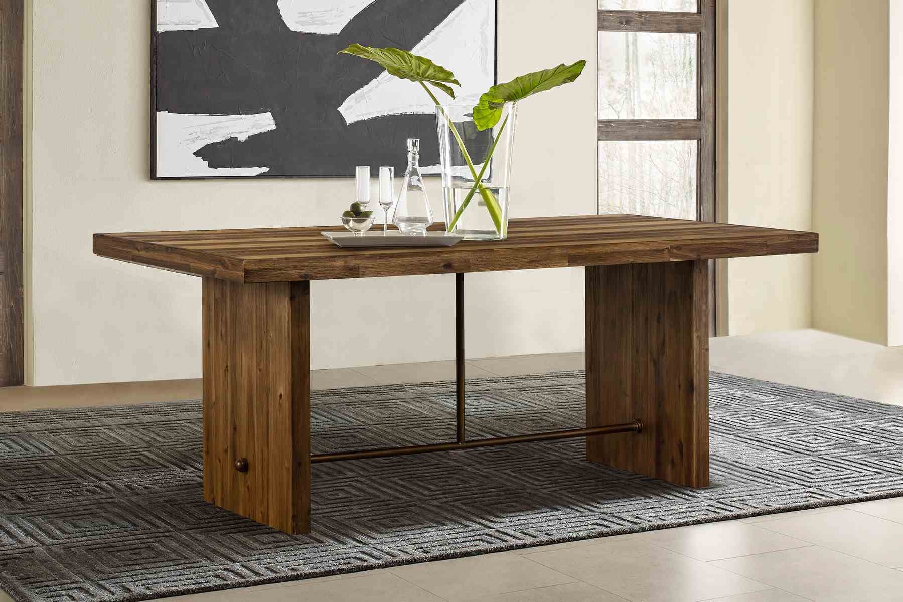 Superb Rustic Oak Dining Table - Image 10