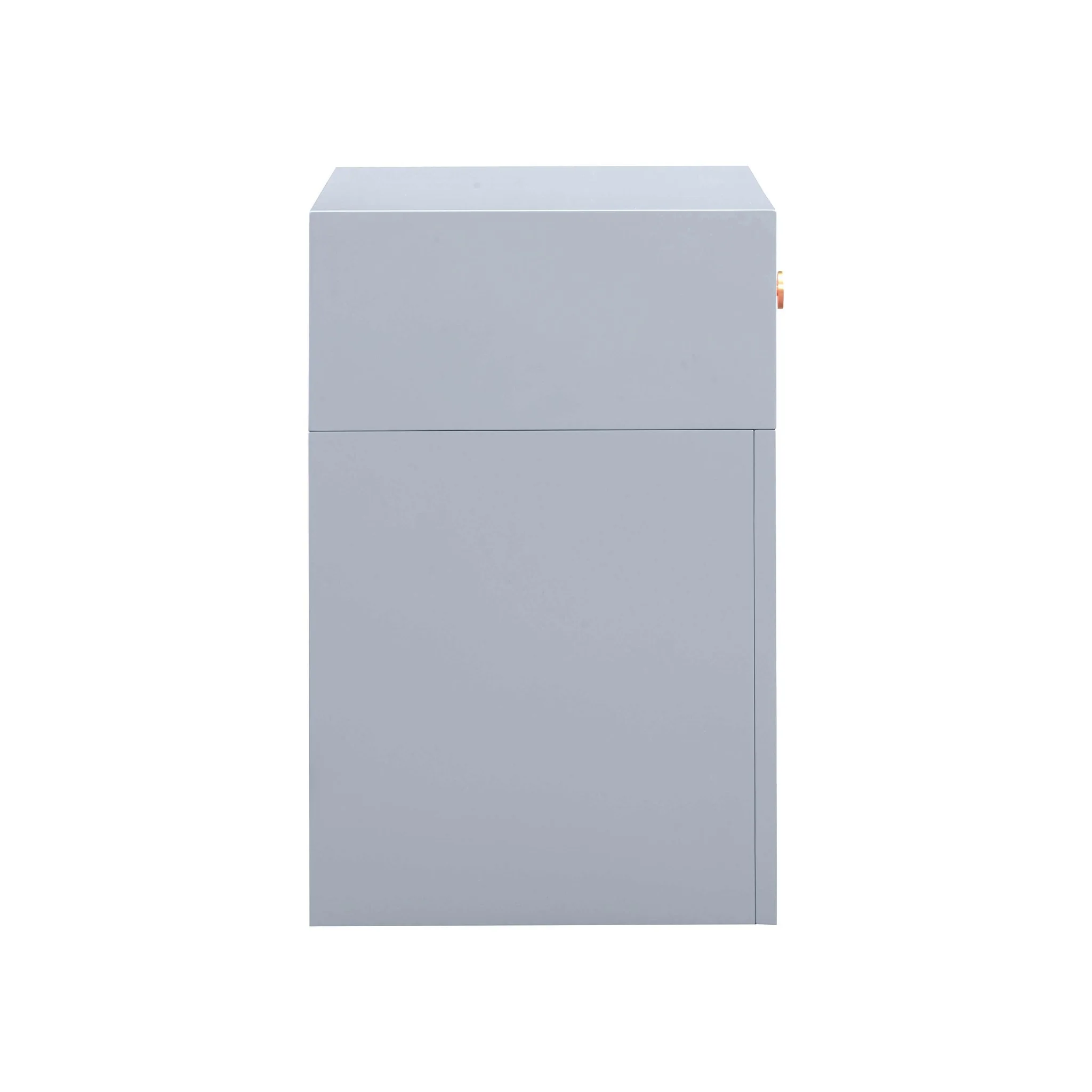 Suzie Pastel Blue & Rattan Nightstand - Image 3