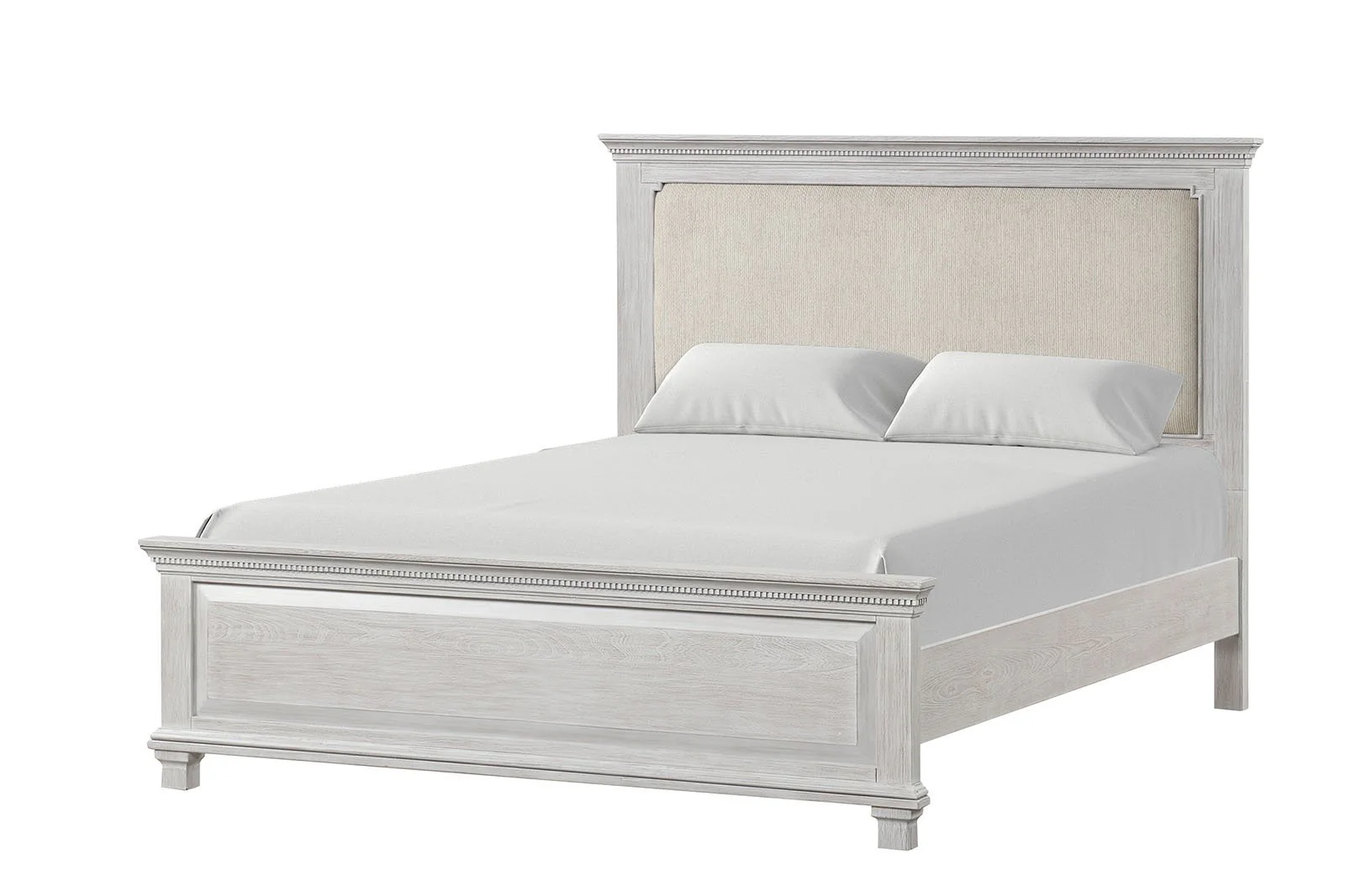 Swanley Queen Bed, Weathered Gray - Image 4