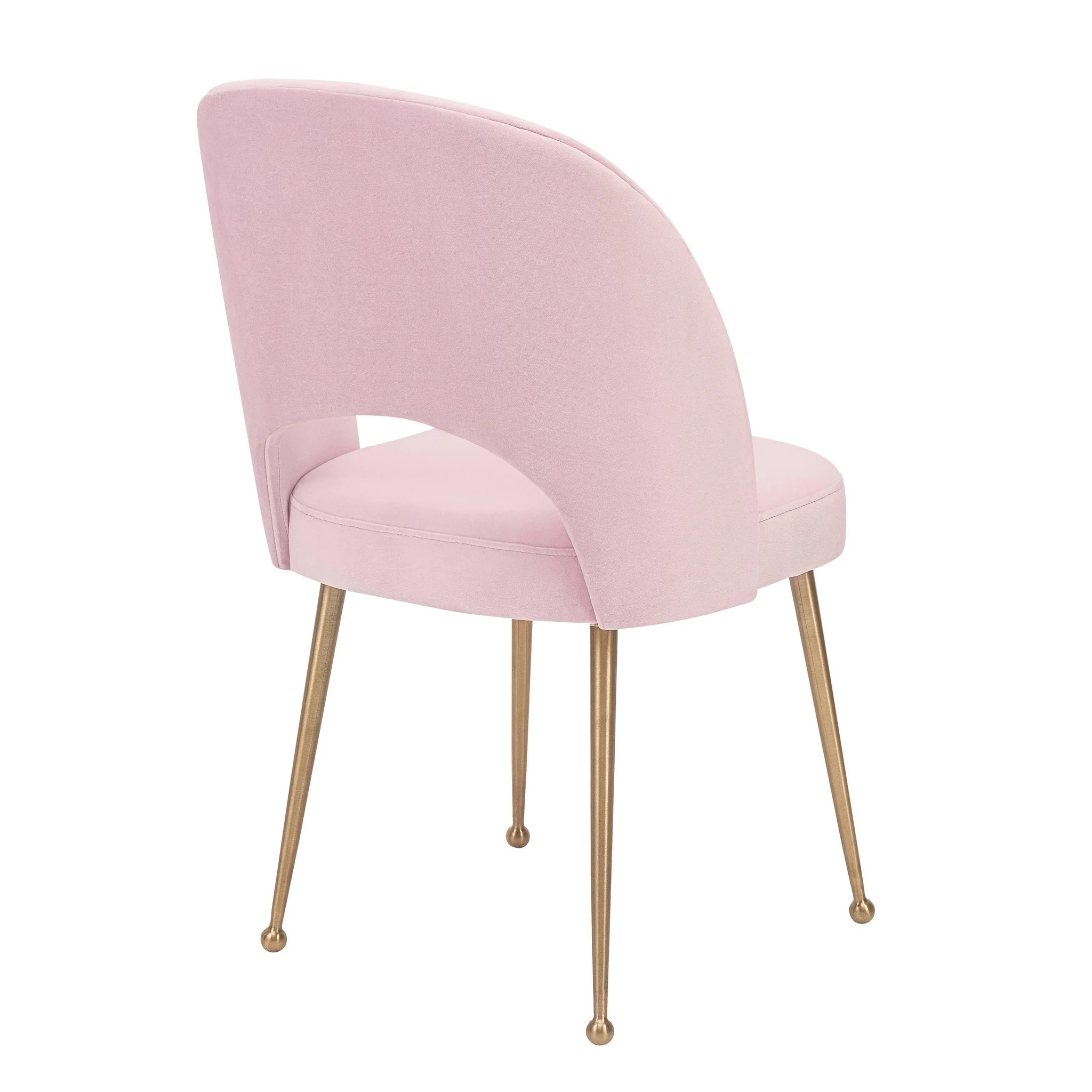 Swell Blush Velvet Chair - Image 5
