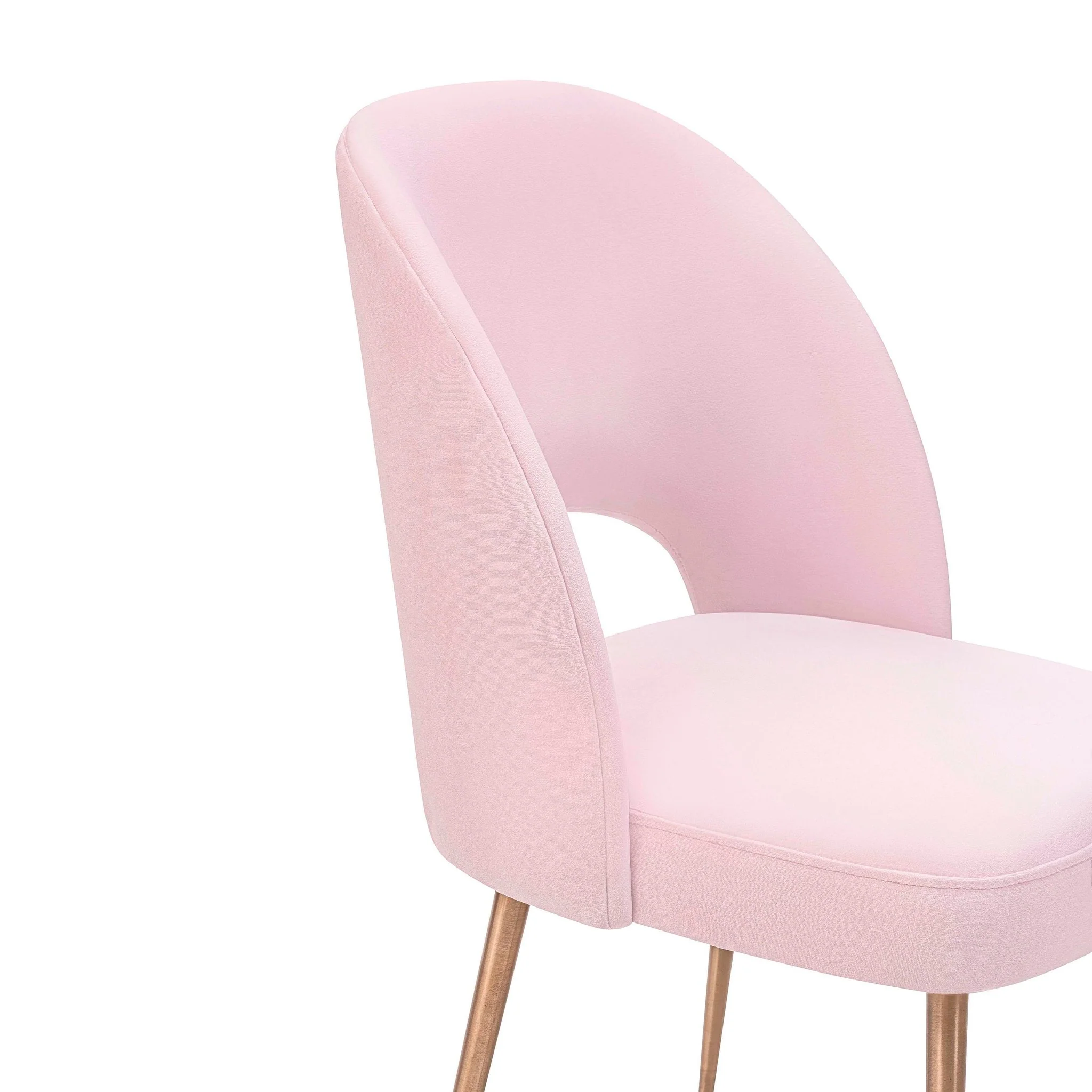 Swell Blush Velvet Chair - Image 6