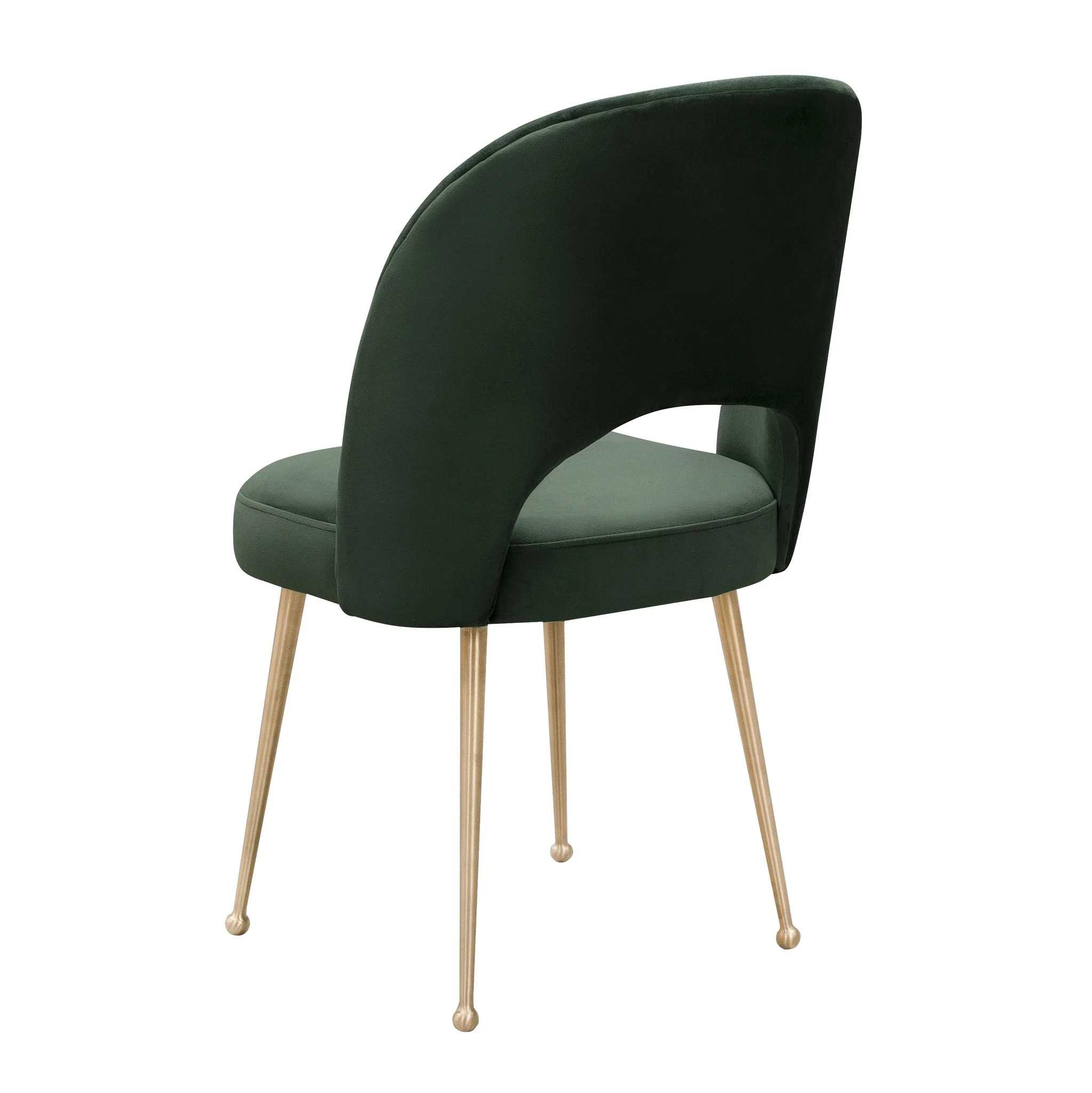 Swell Forest Green Velvet Chair - Image 4