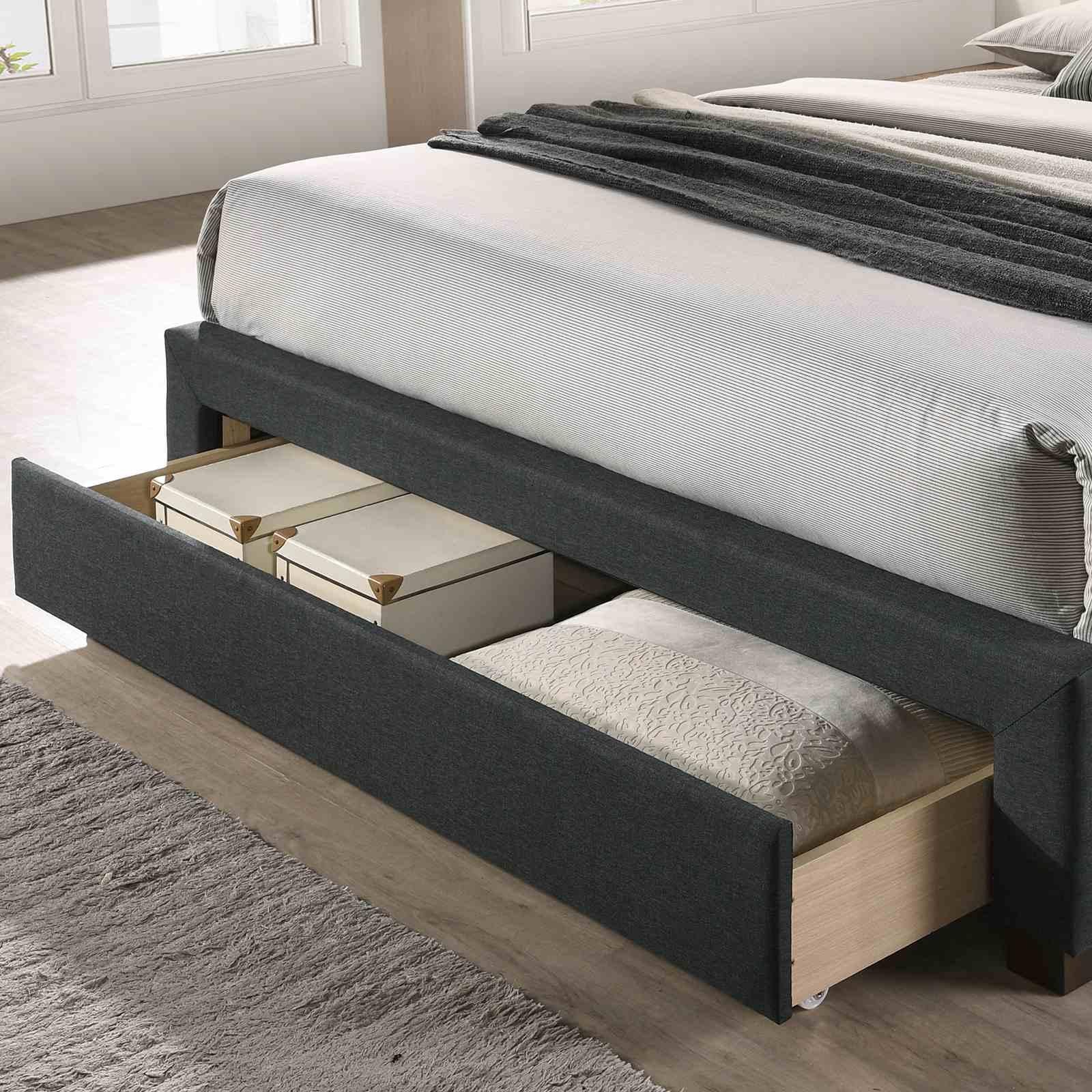 Sybella Twin Bed, Dark Gray - Image 3