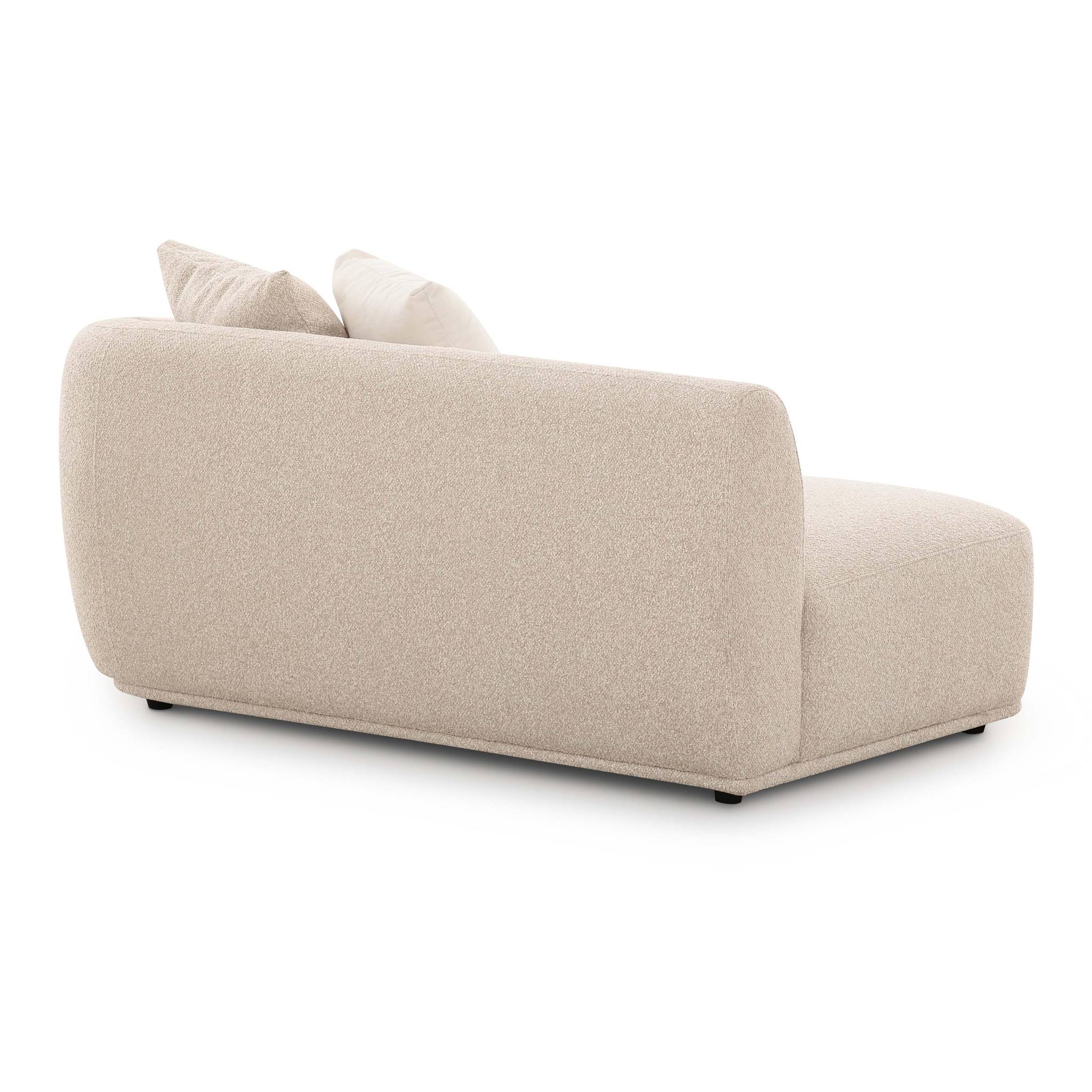 Sylvie Cream Boucle Right Arm 2-Seater Loveseat - Image 3