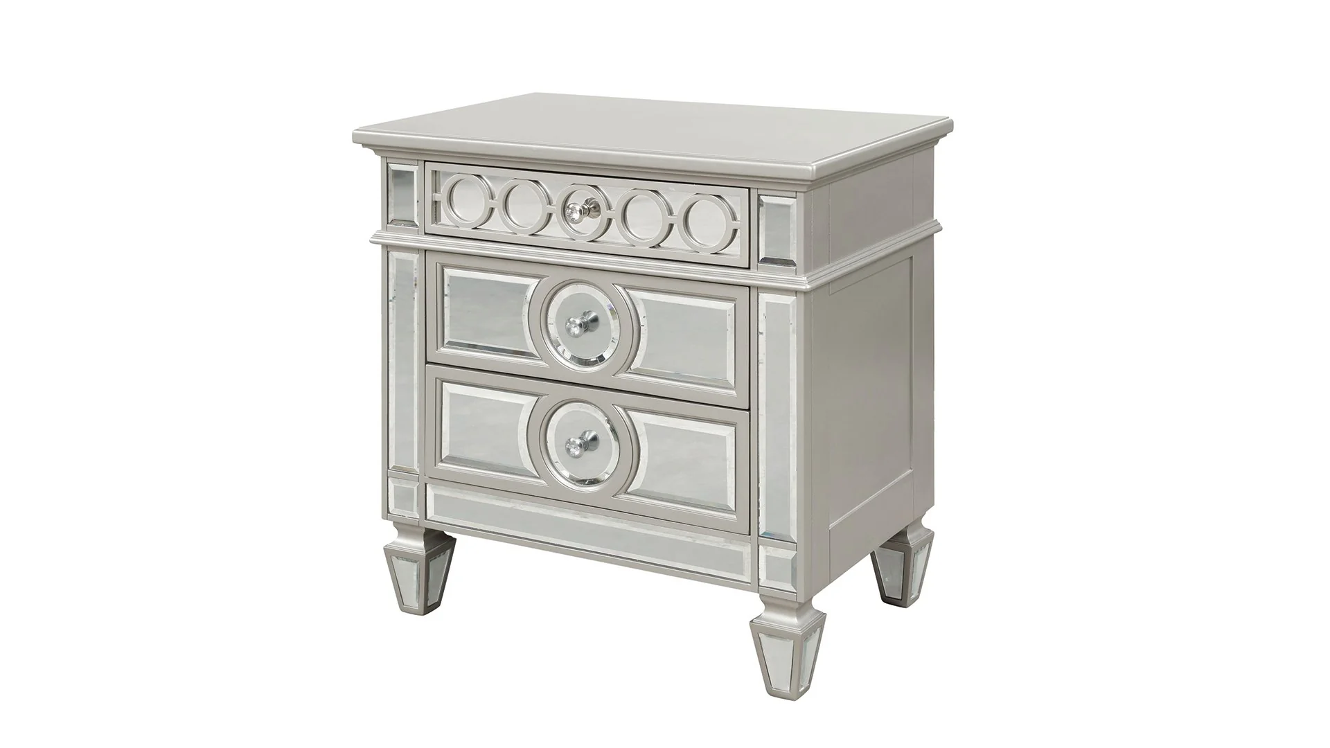 Symphony 4 Pc king Bed Silver - Image 12