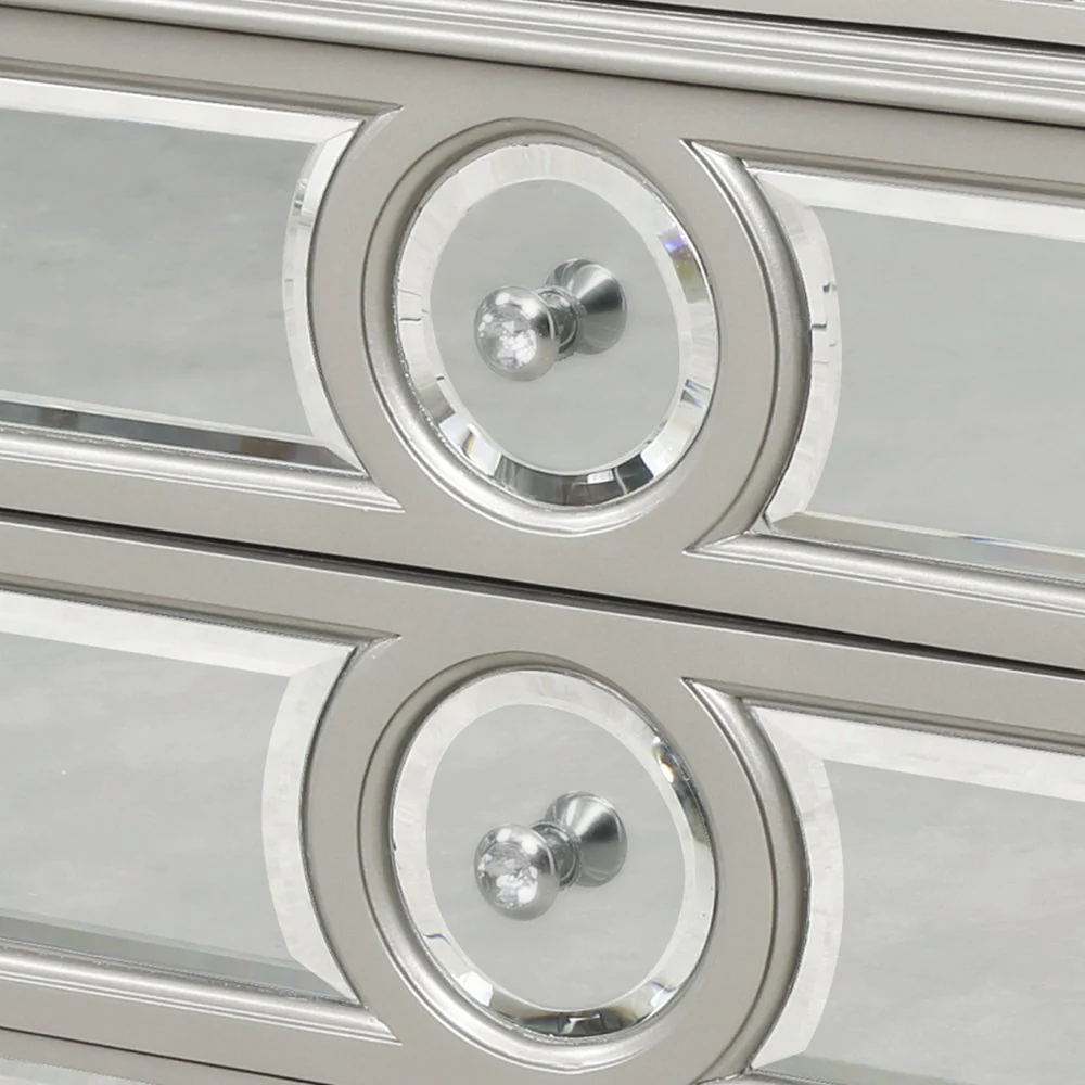 Symphony 5 Pc king Bed Silver - Image 14