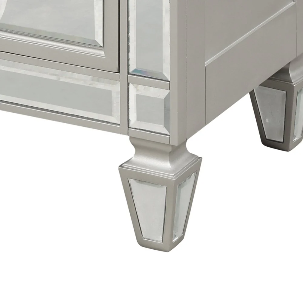 Symphony 5 Pc king Bed Silver - Image 15