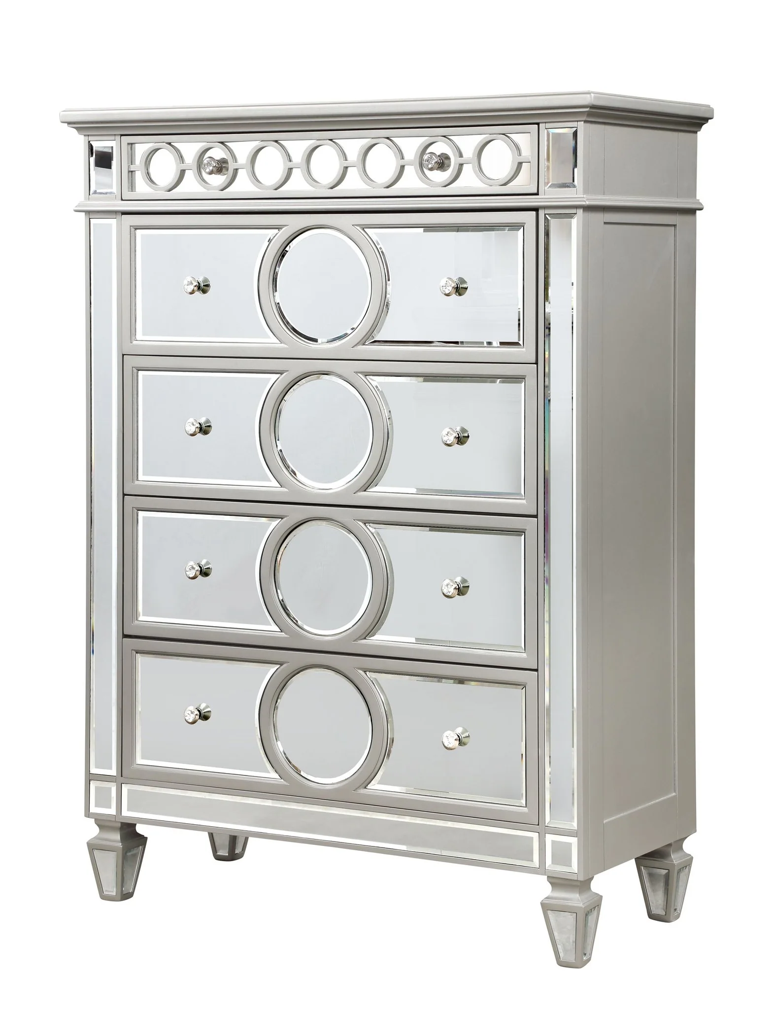 Symphony 5 Pc king Bed Silver - Image 17