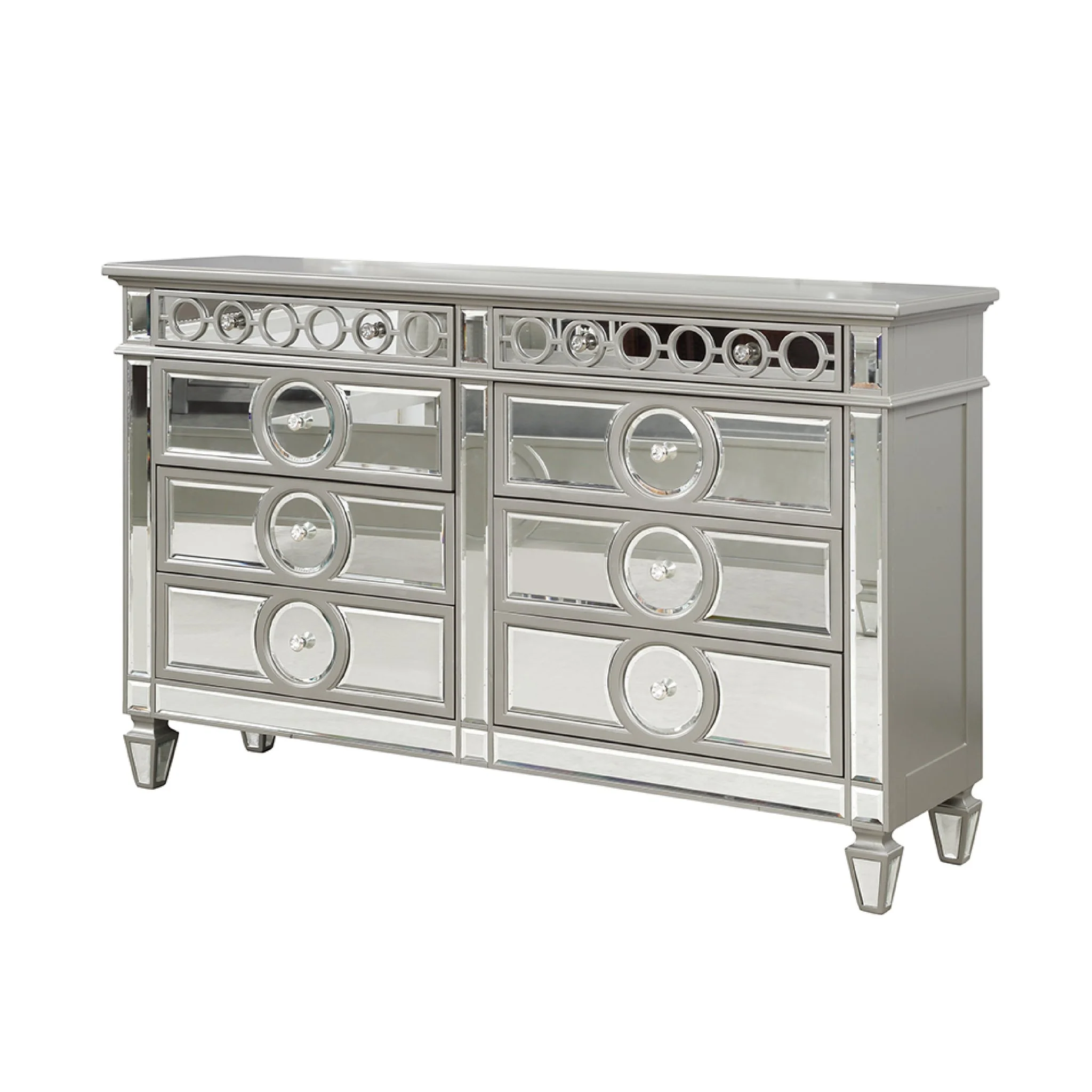 Symphony 5 Pc king Bed Silver - Image 5