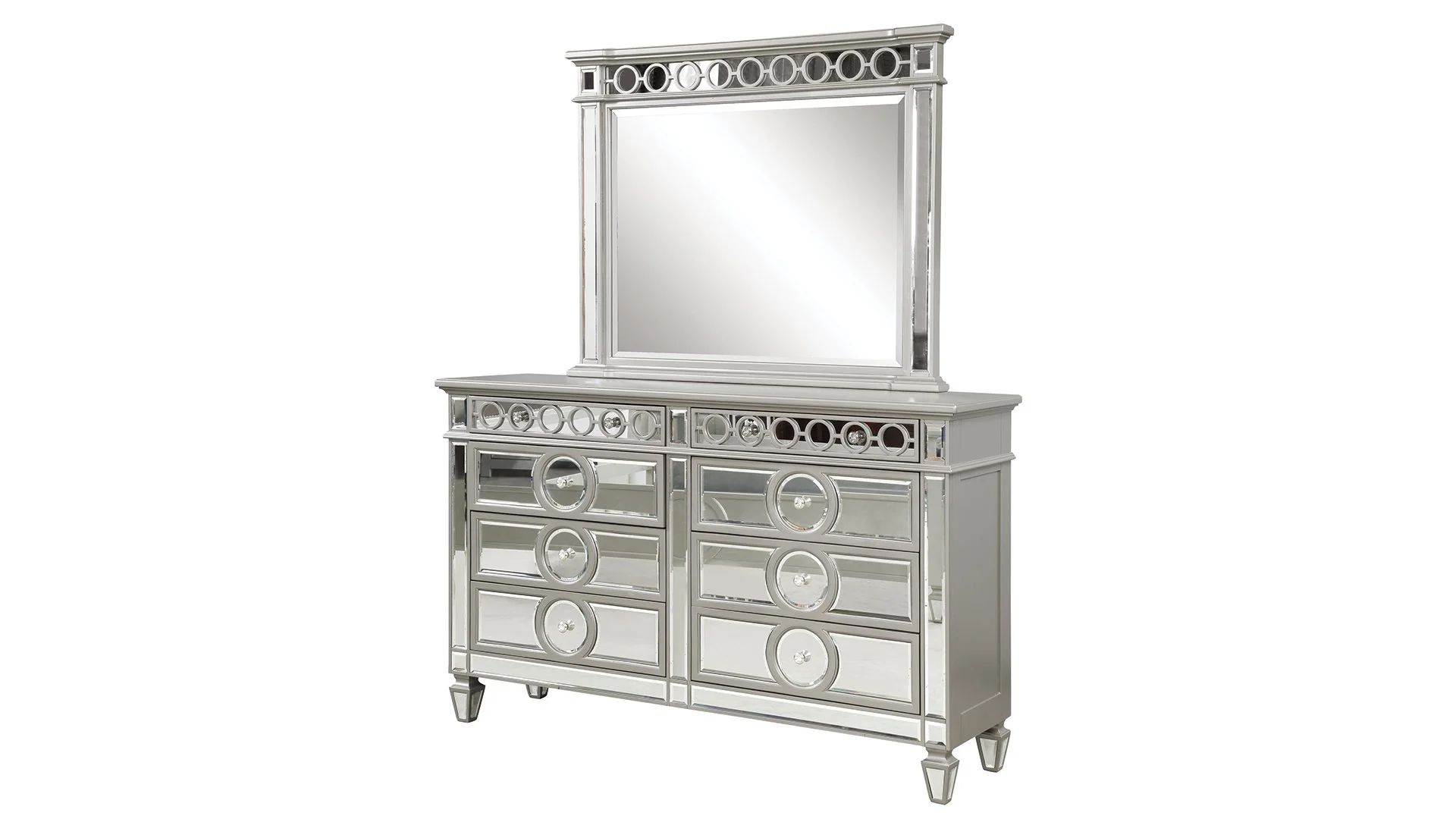 Symphony 5 Pc king Bed Silver - Image 6