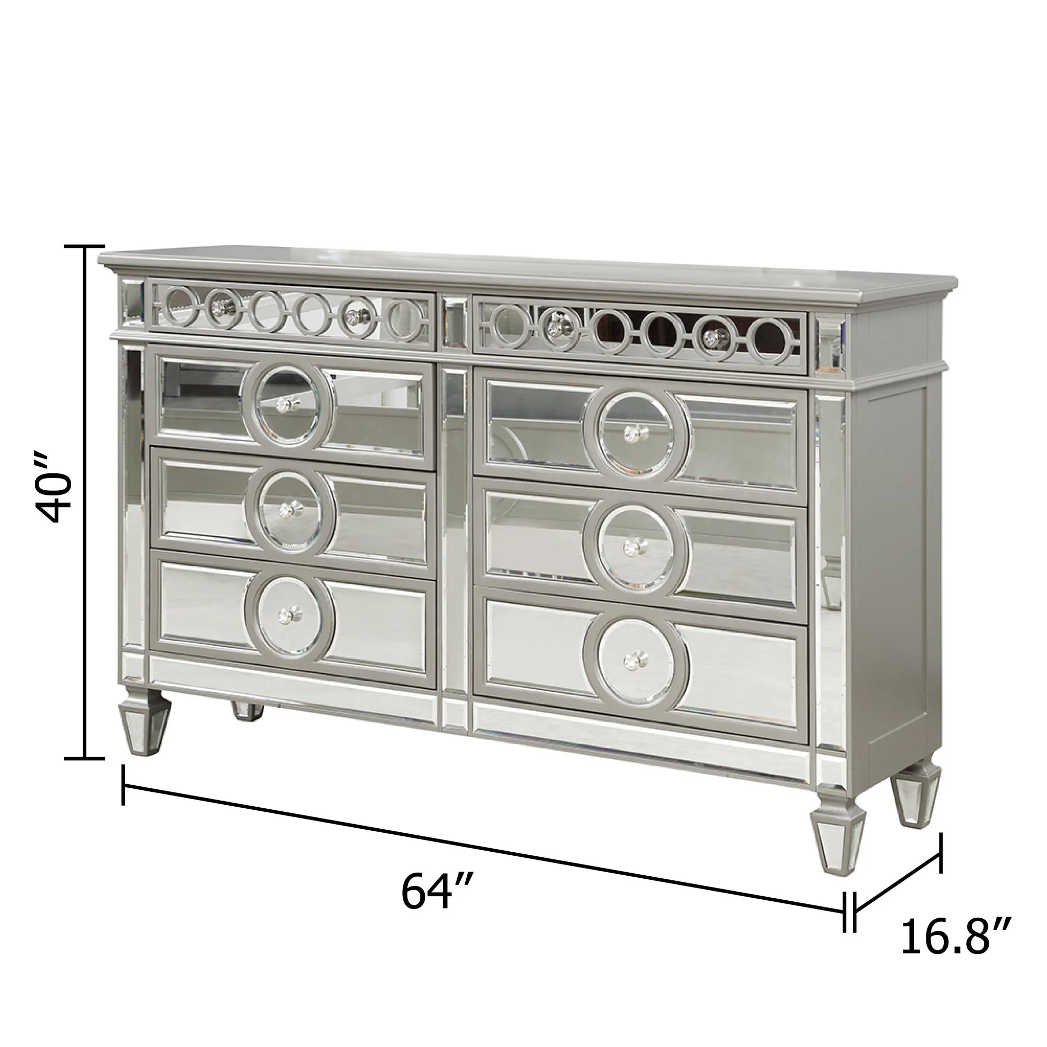 Symphony Dresser Silver - Image 3