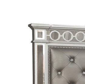 Symphony Queen Bed Silver - Image 5