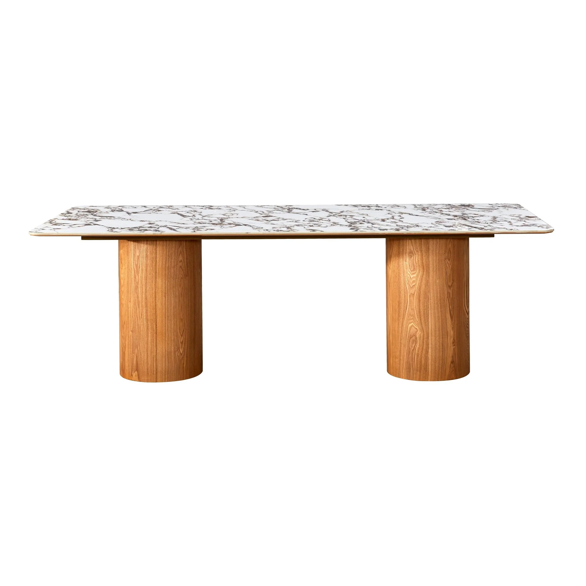 Tamara Marble Ceramic Rectangular Dining Table - Image 3