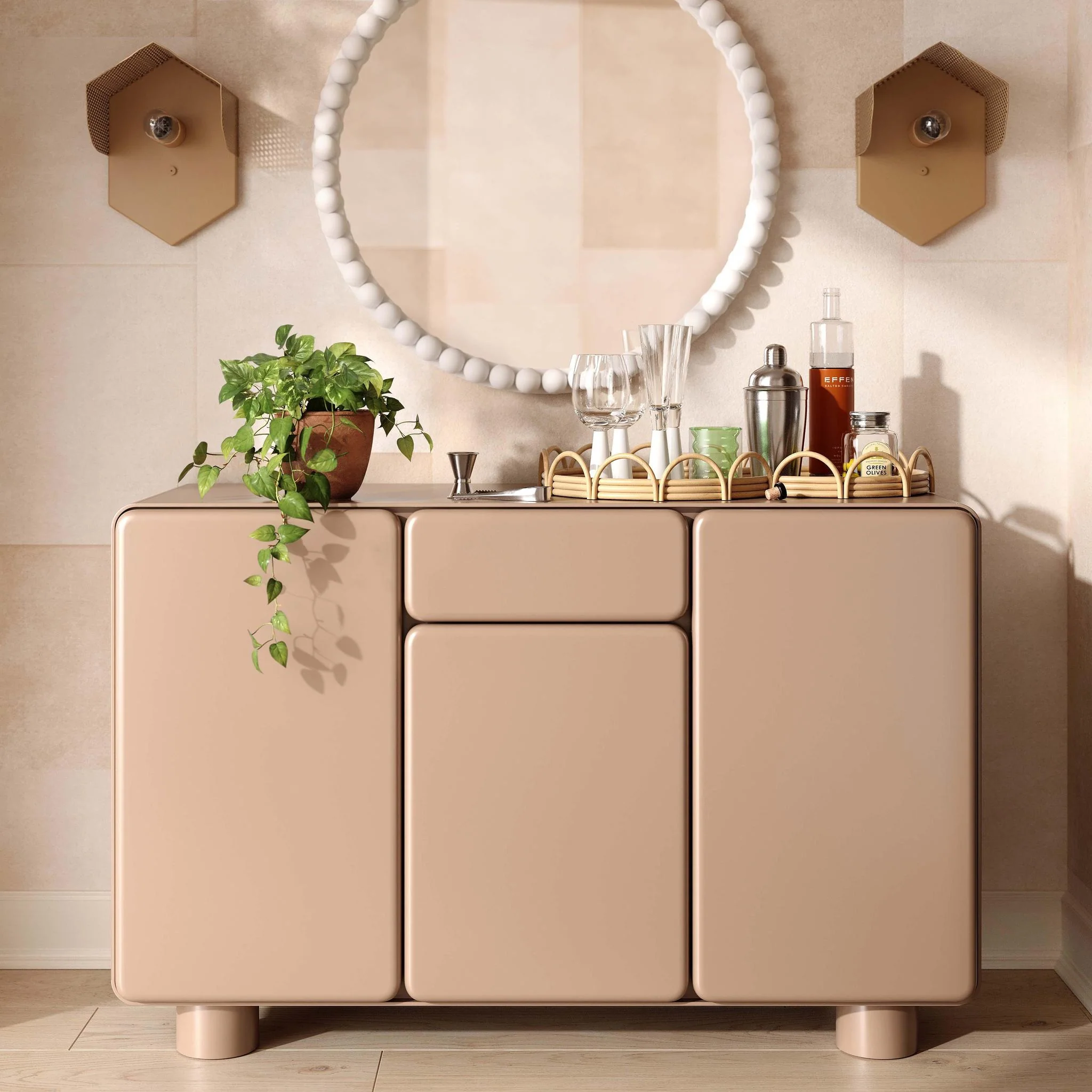 Tammy Taupe Buffet - Image 2