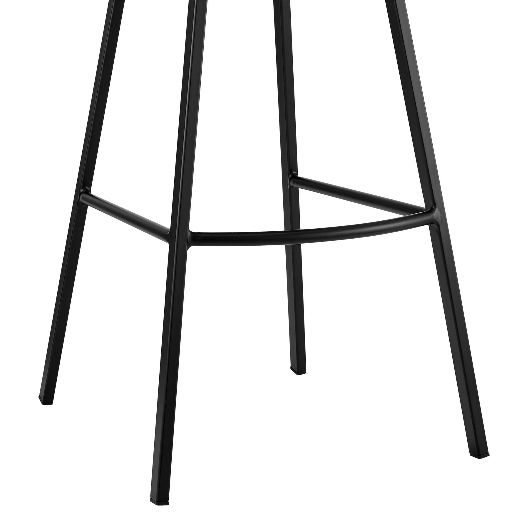 Tandy Black Faux Leather and Black Metal 30" Bar Stool - Image 8