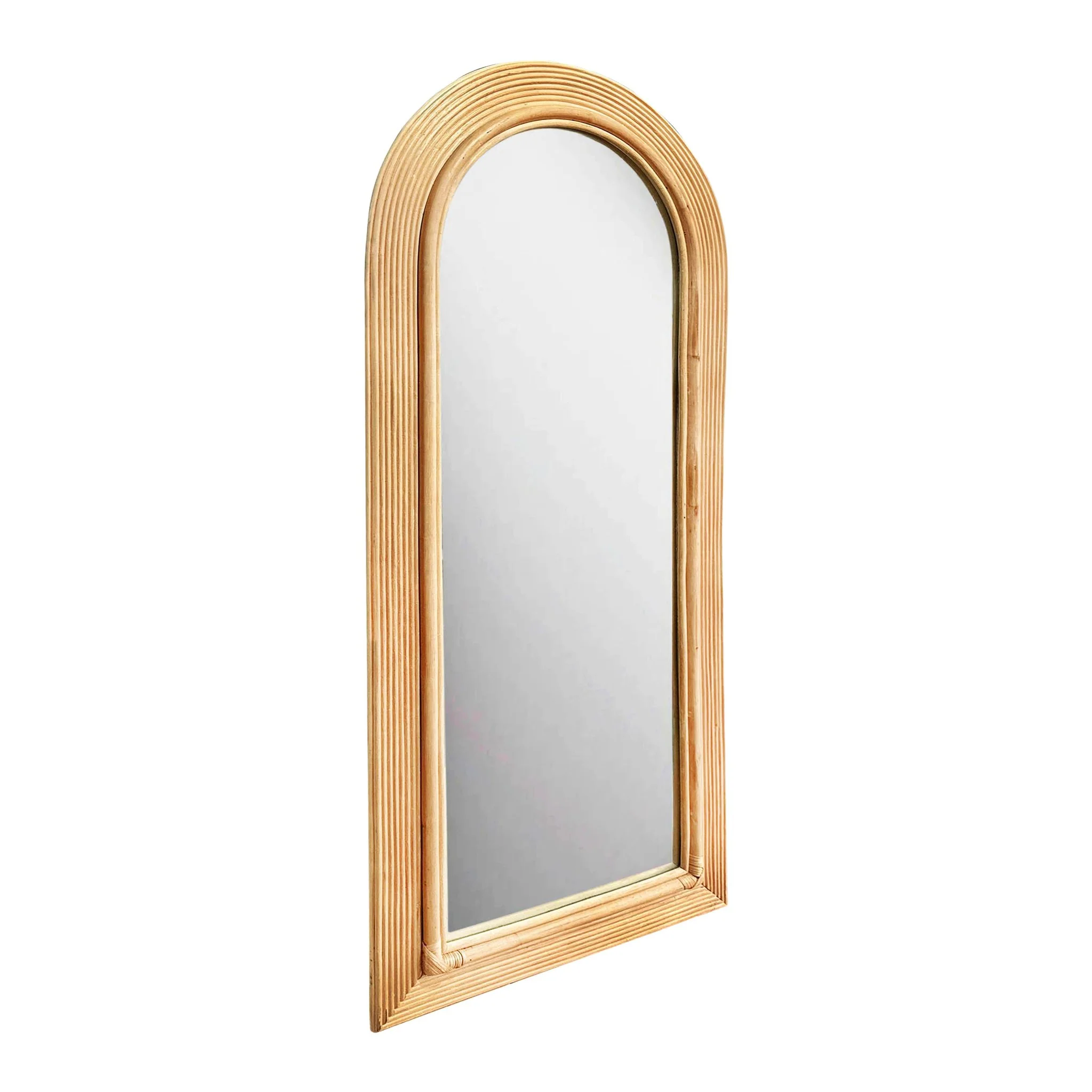 Tanya Natural Rattan 70 inch Floor Mirror - Image 3