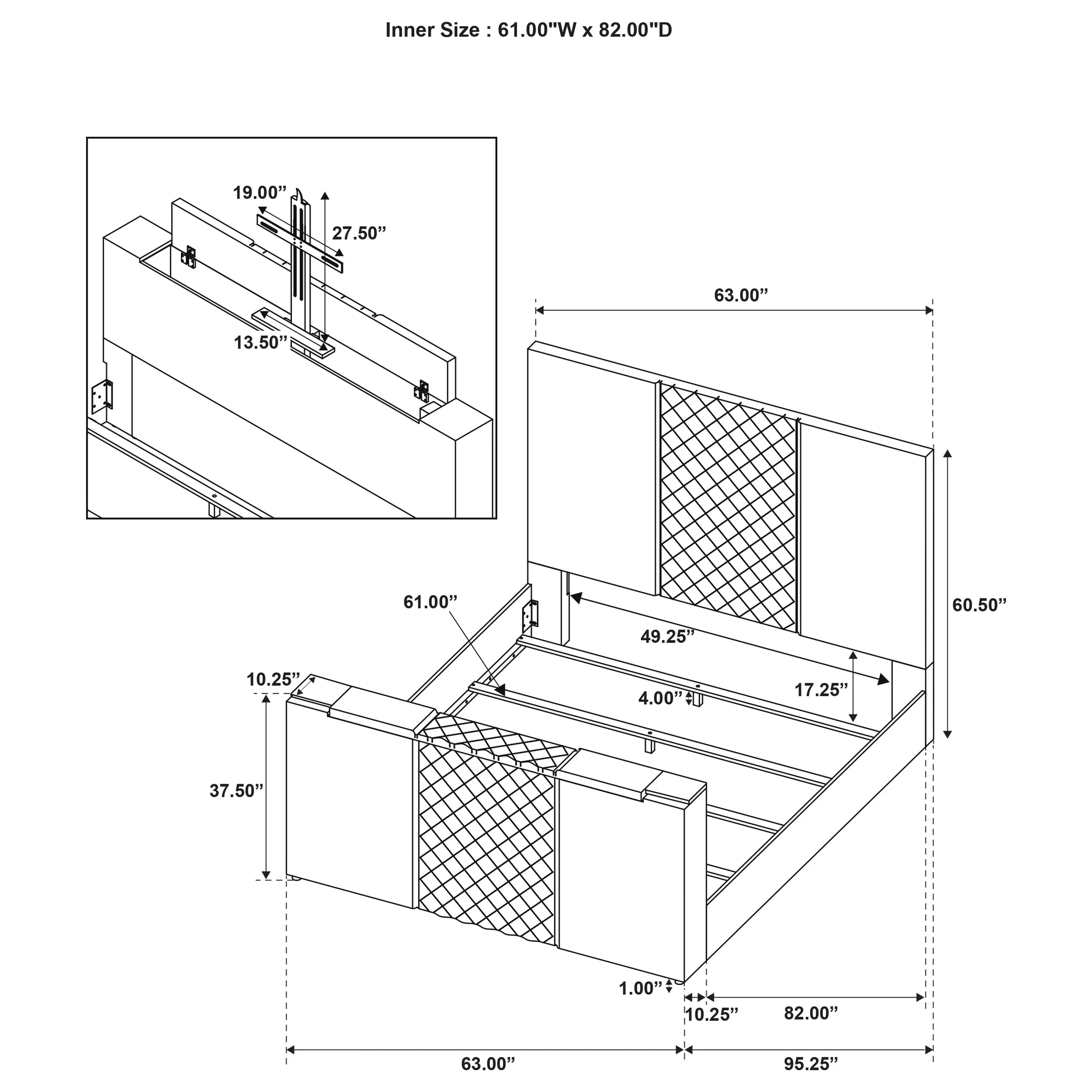 Tara Panel TV Bed - Image 14