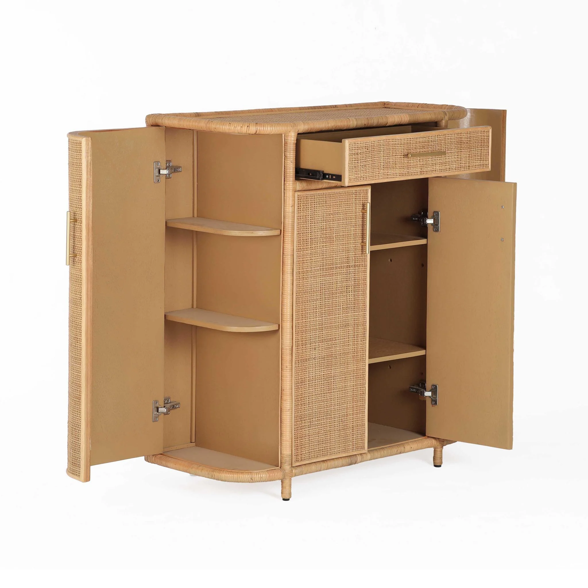 Tarot Natural Rattan Bar Cabinet - Image 3
