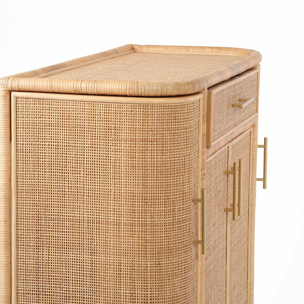 Tarot Natural Rattan Bar Cabinet - Image 9