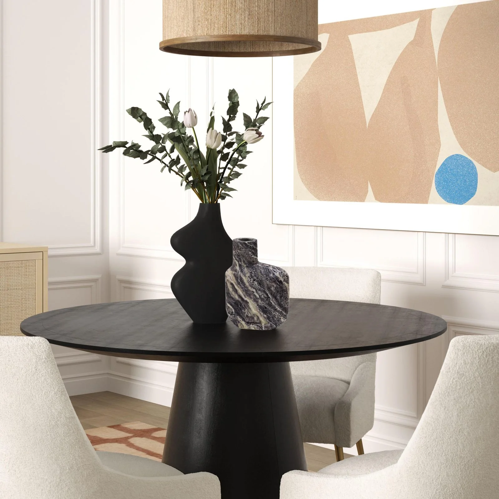 Tarri Black Steel Vase - Image 8