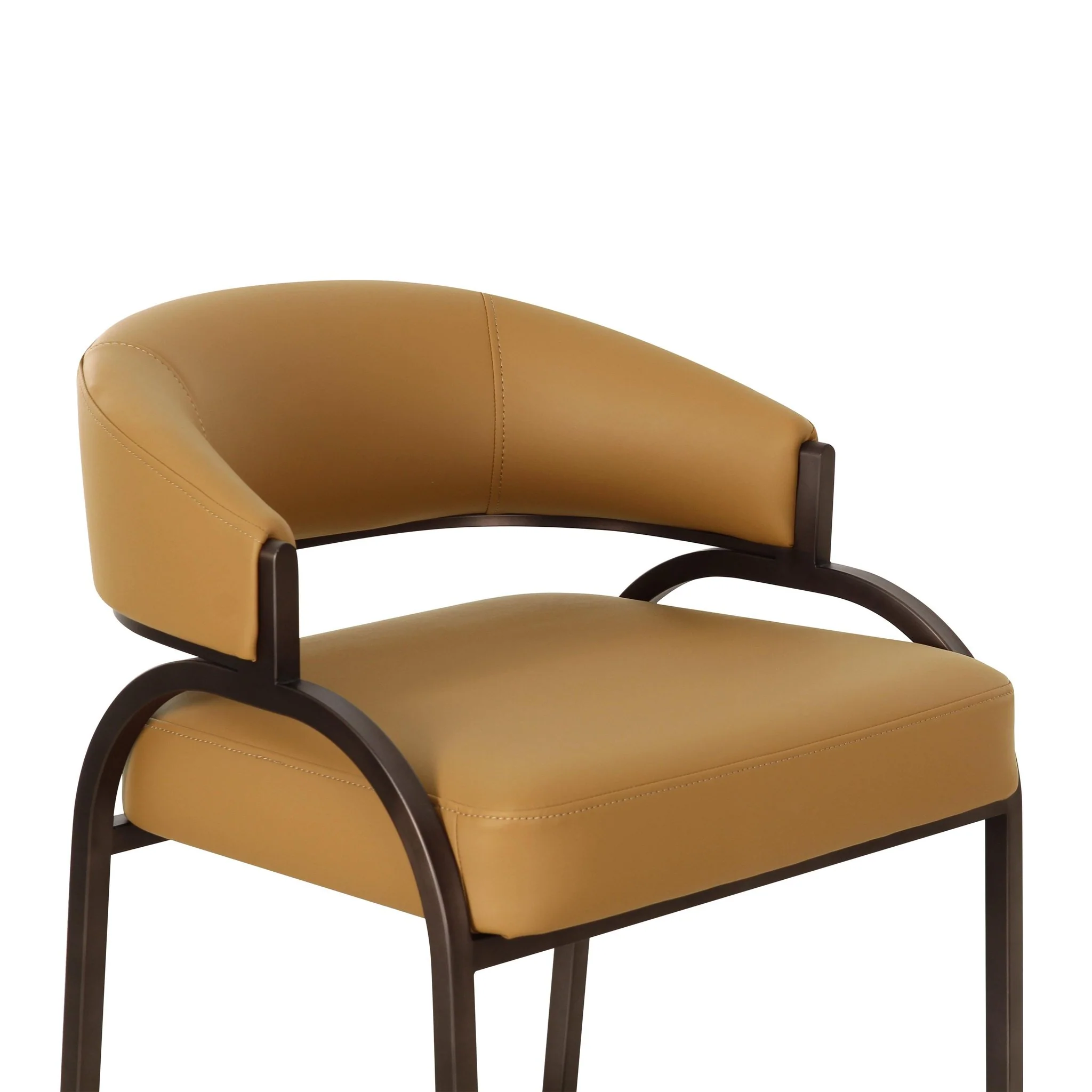 Tatum Tan Performance Vegan Leather Counter Stool - Image 5