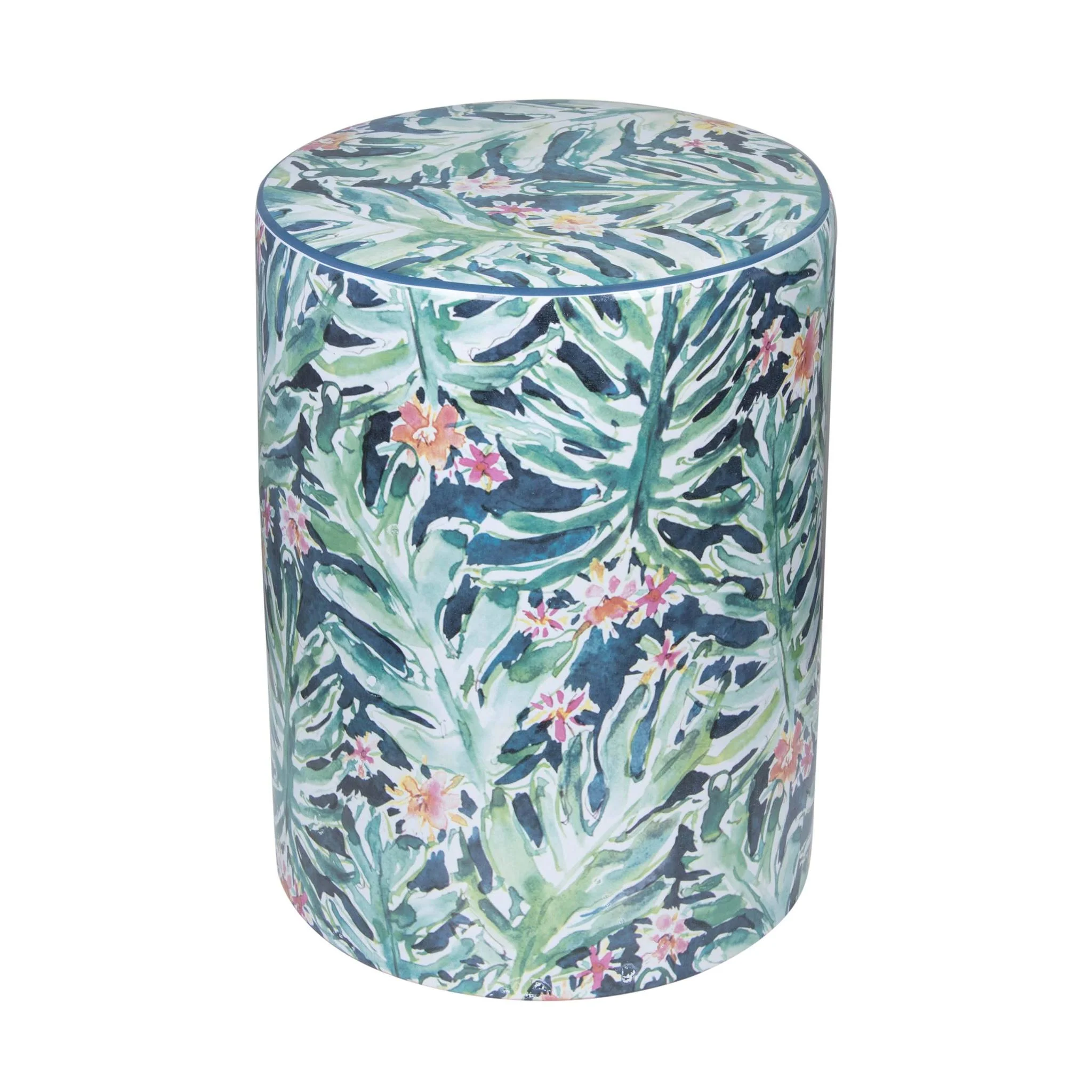 Taurus Ceramic Stool in Garden Print - Image 4
