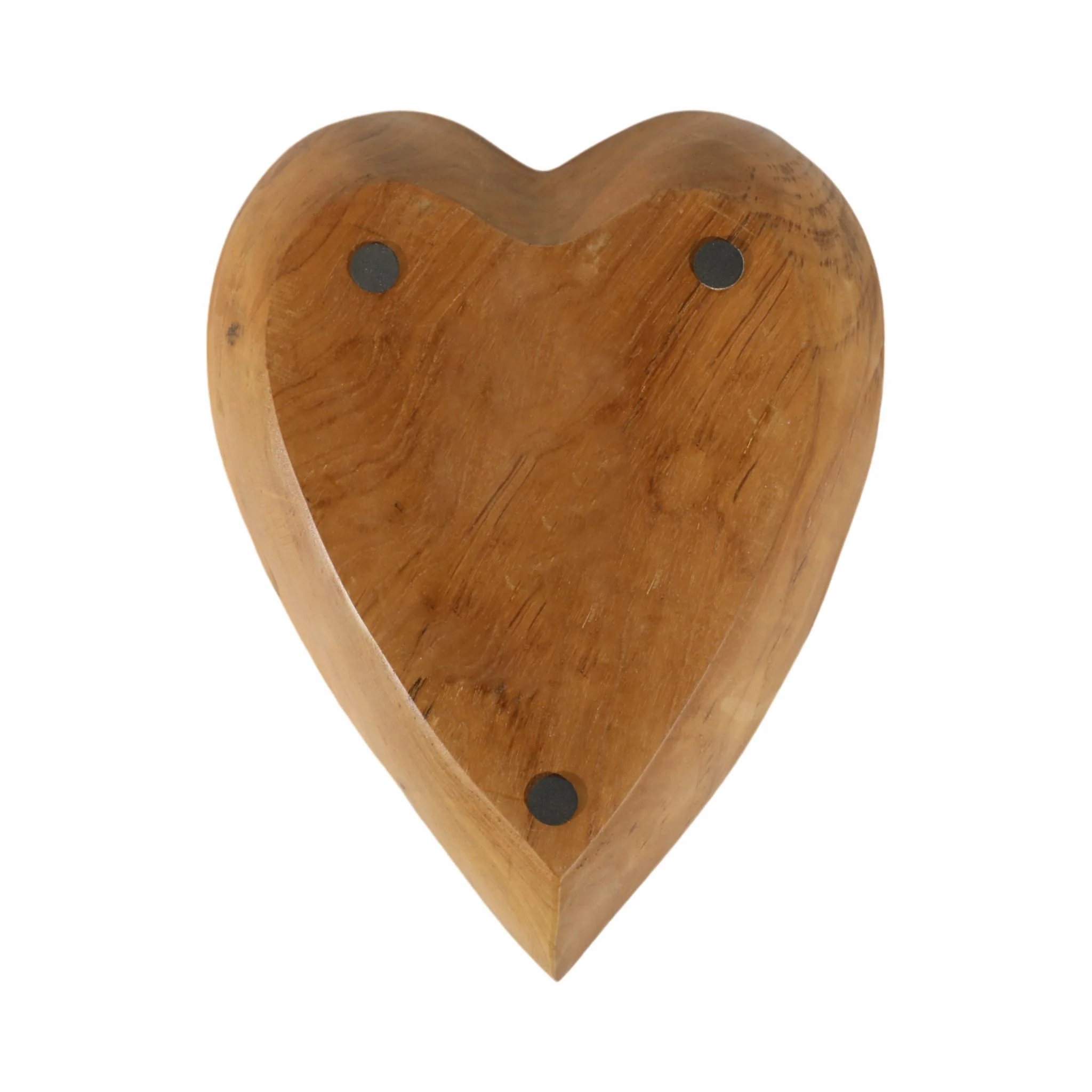 Teak, 12" Heart Bowl Candle, Natural - Image 7