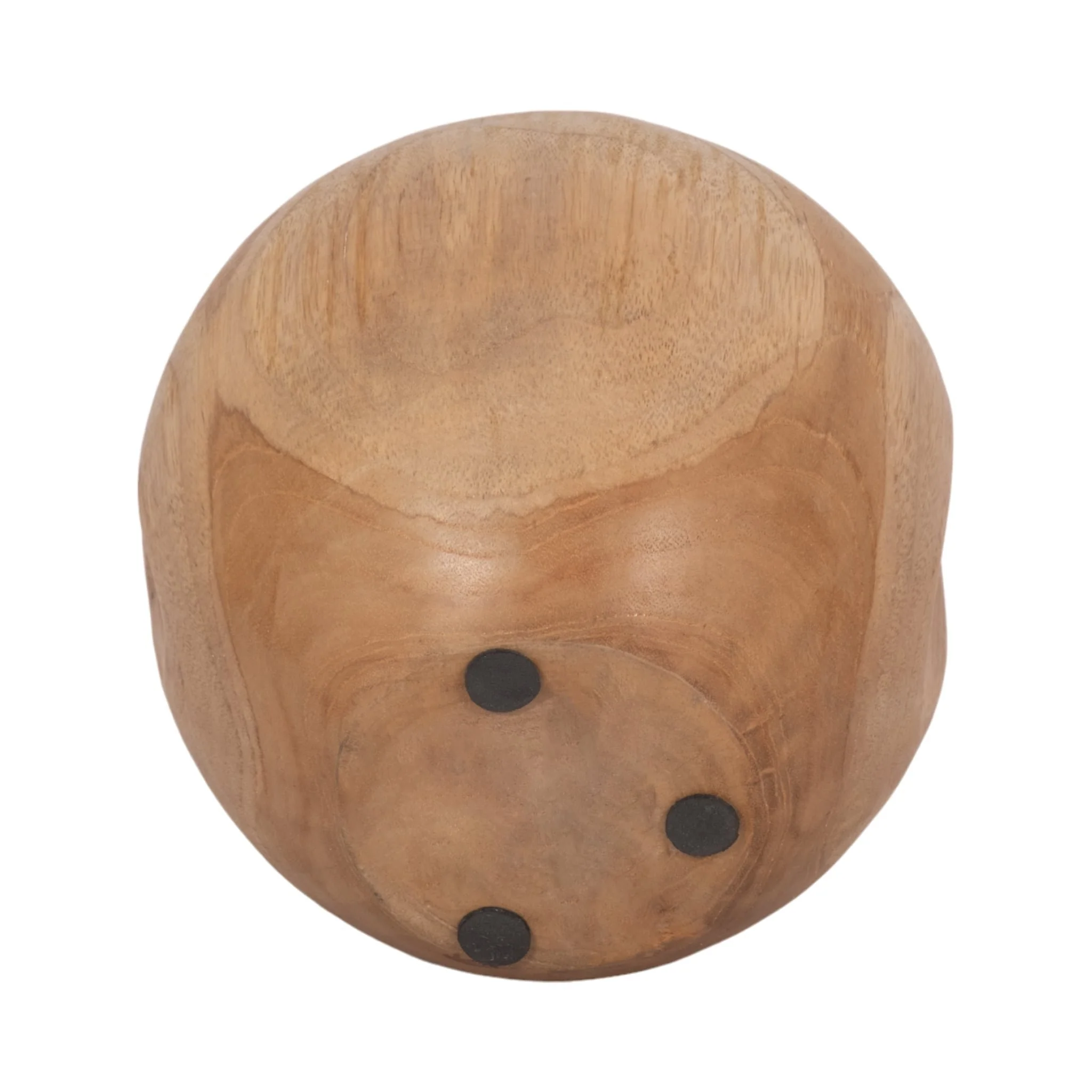 Teak, 8" Round Candle, Natural - Image 5