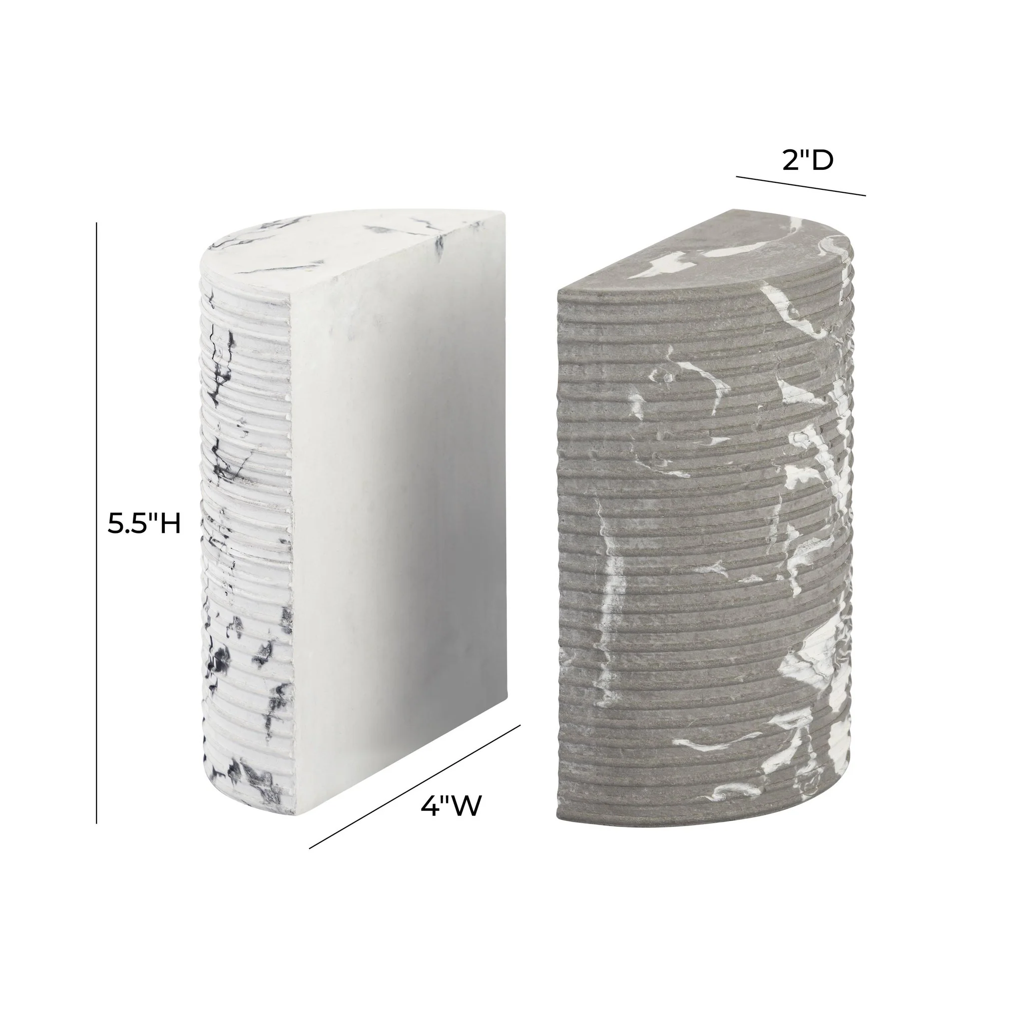 Terra Concrete Bookends - Image 8