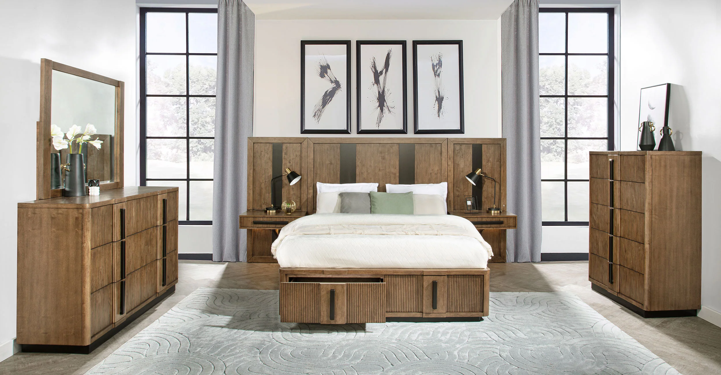 Terrace Panel Platform Storage Bed - Image 18