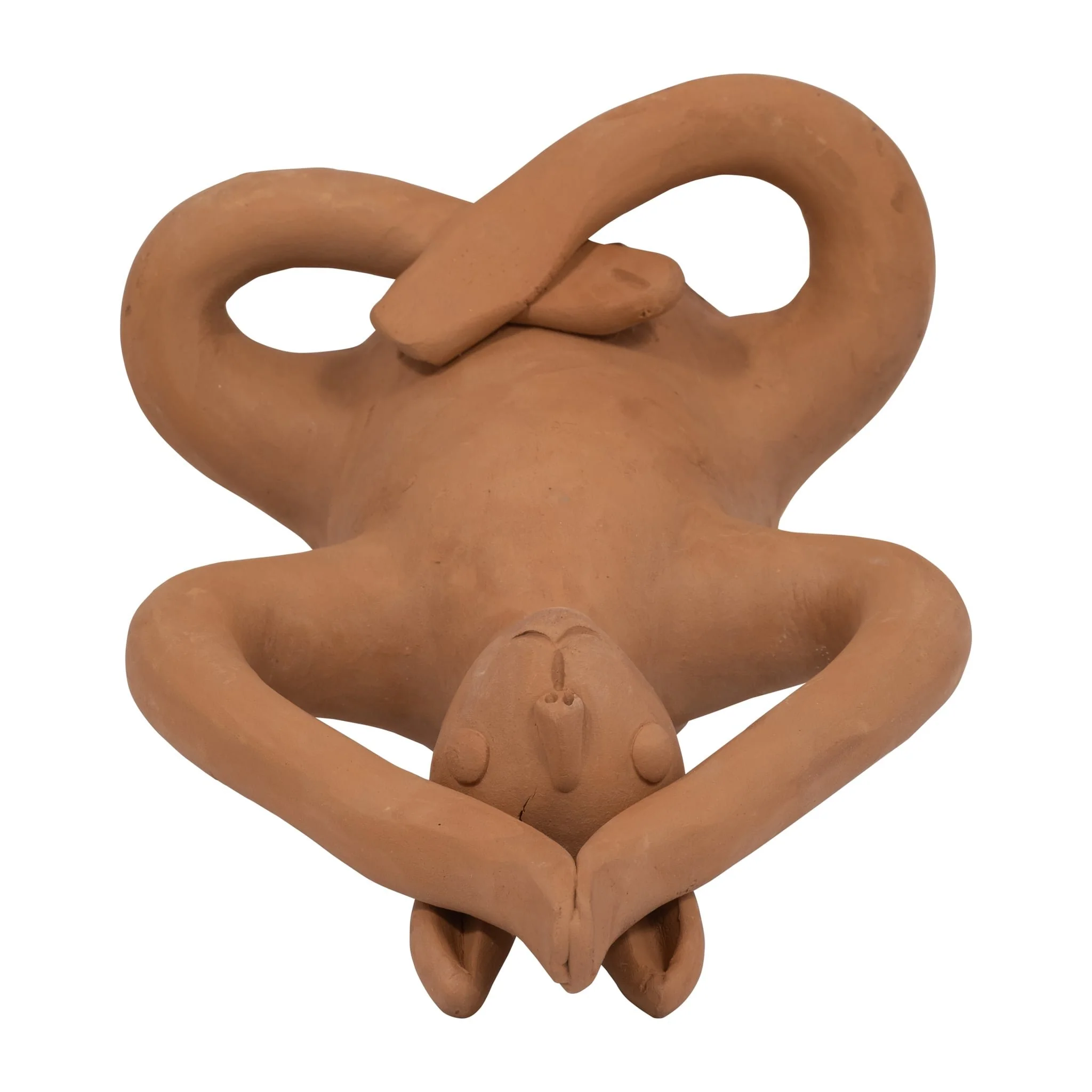 Terracotta, 10" Salutation Yoga Bunny, Natural - Image 6