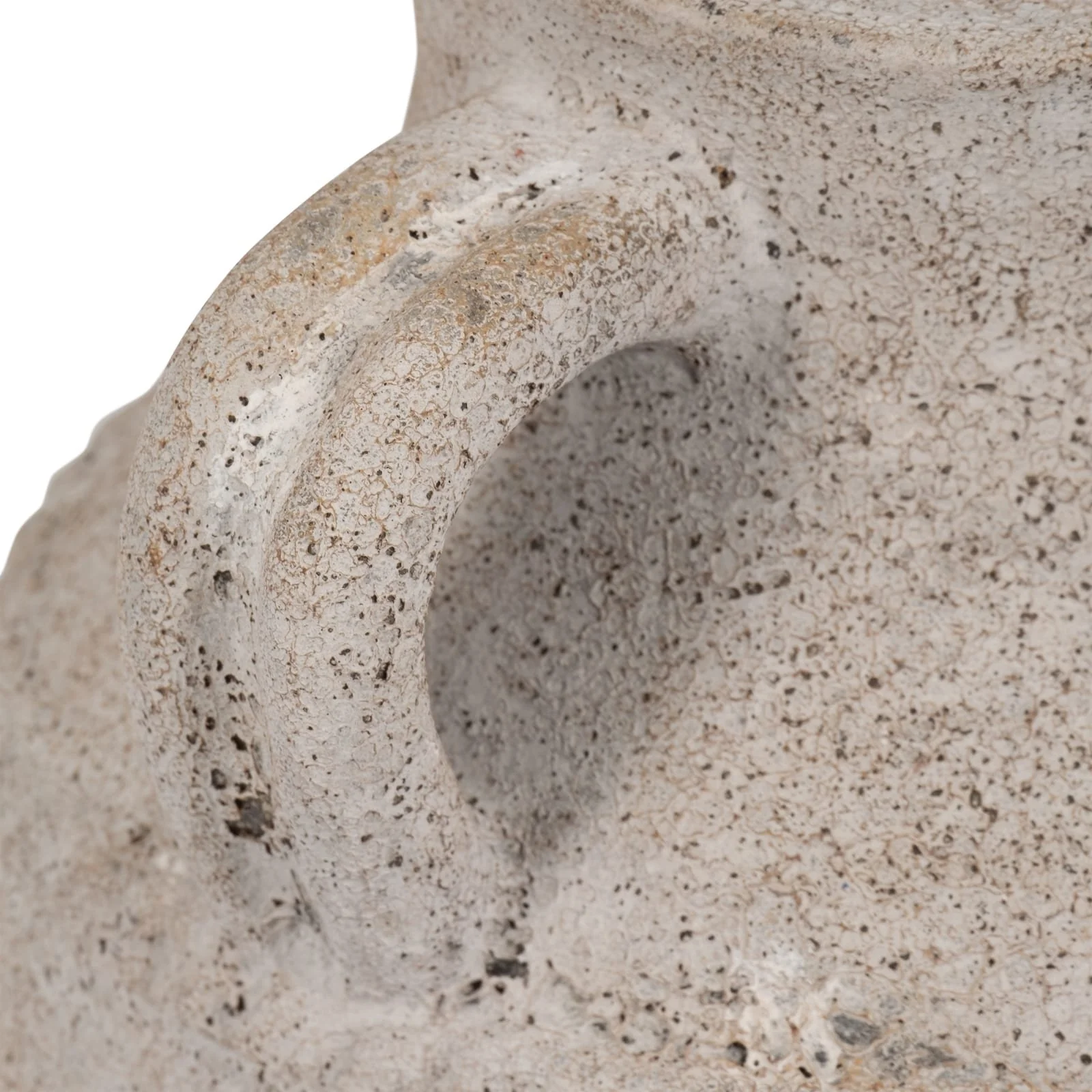 Terracotta, 10" Triple Handle Jug, Ivory - Image 4