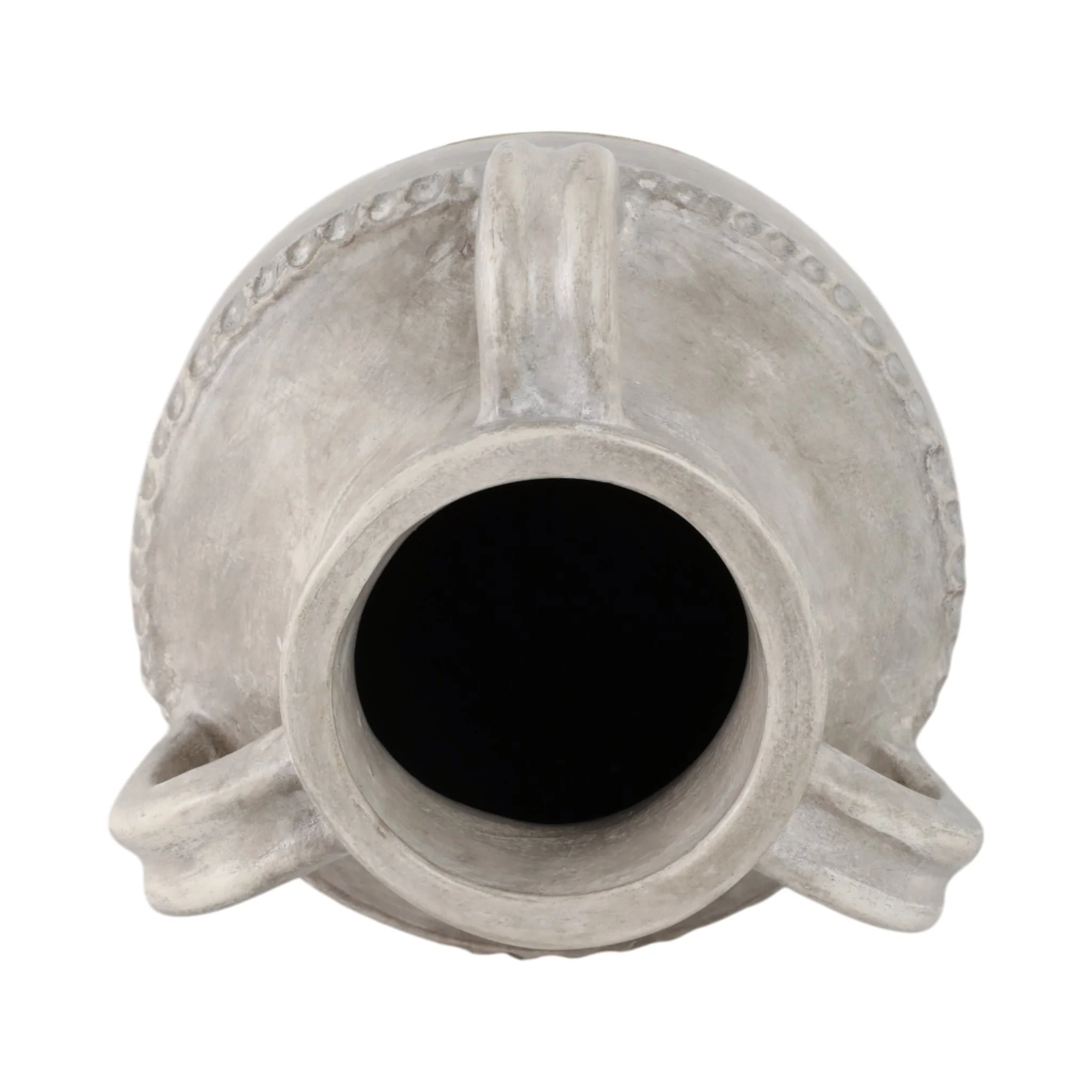 Terracotta, 10" Triple Handle Jug, Reactive Glaze - Image 6