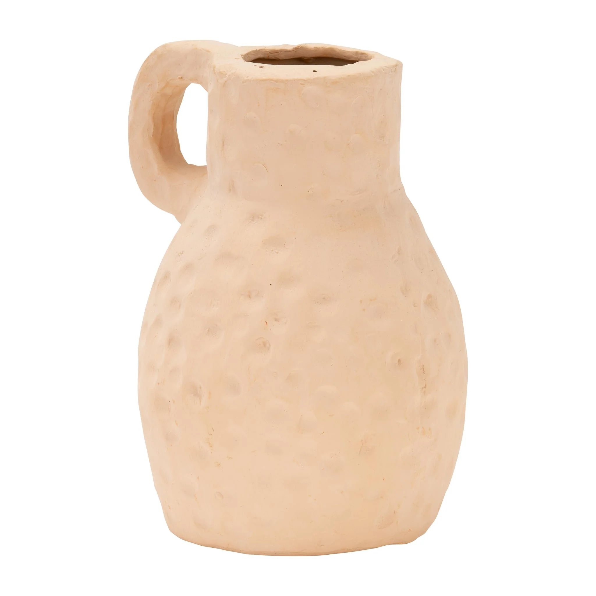 Terracotta 10"h, Texture Vase - Image 2