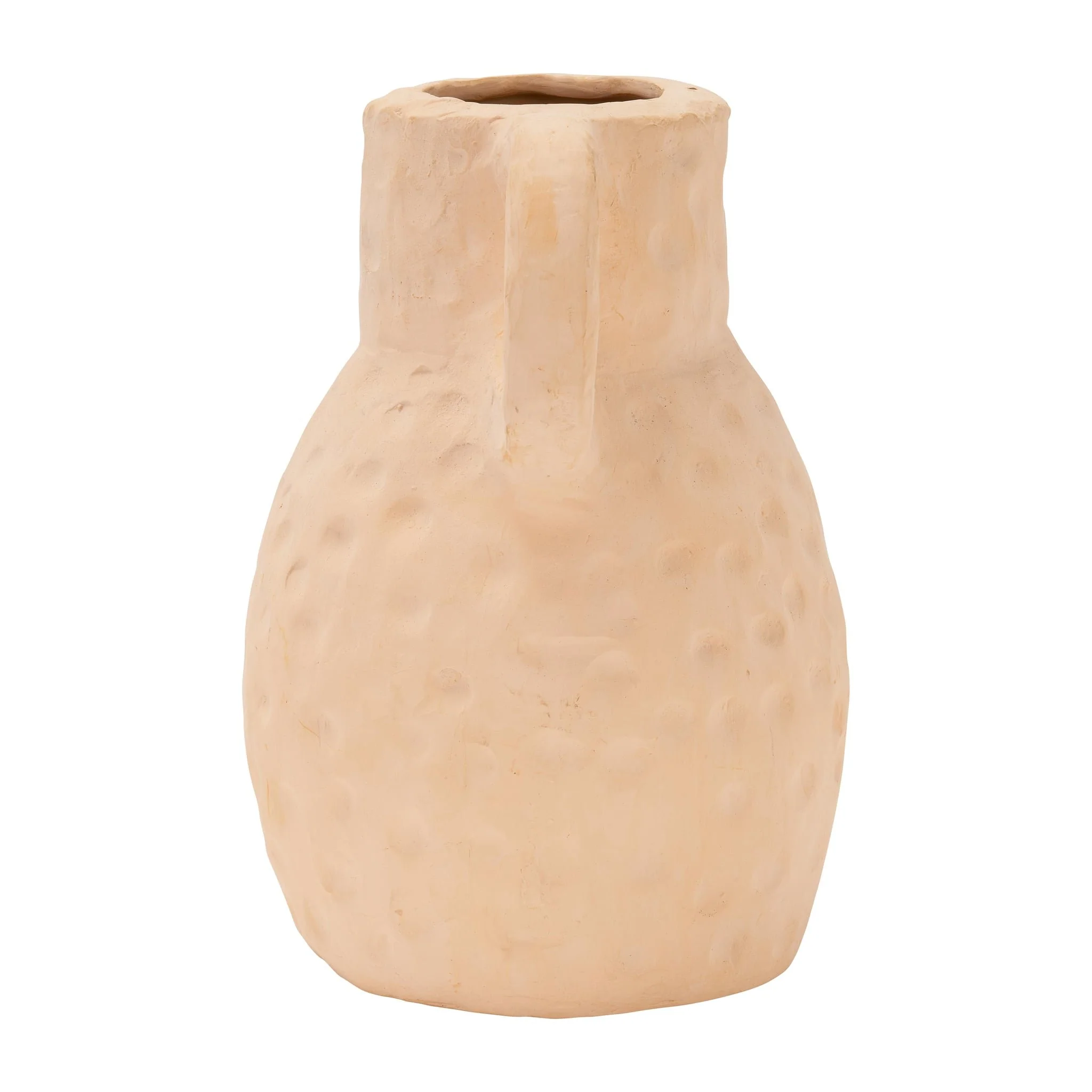 Terracotta 10"h, Texture Vase - Image 3