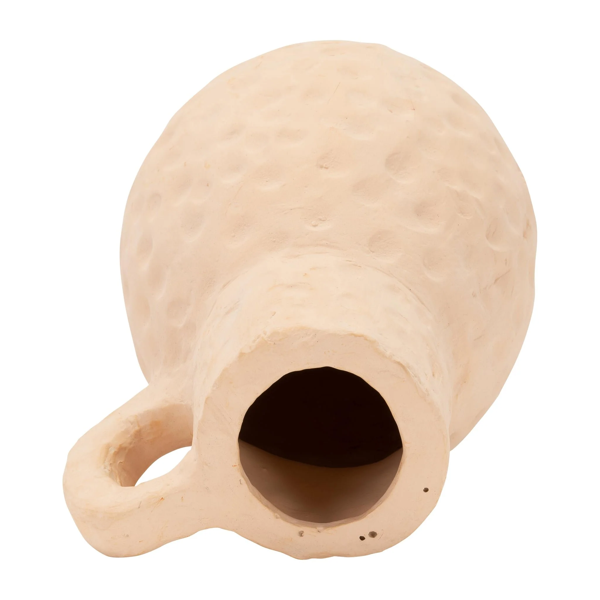 Terracotta 10"h, Texture Vase - Image 6