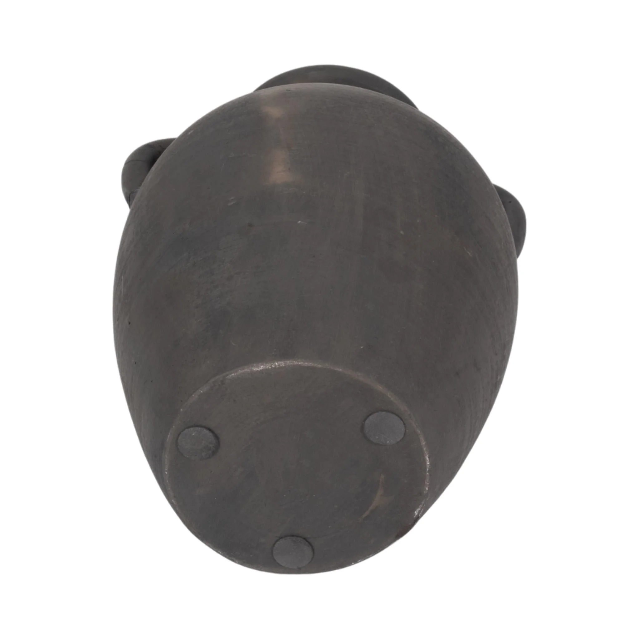 Terracotta, 13" Vase With Handles, Black - Image 7