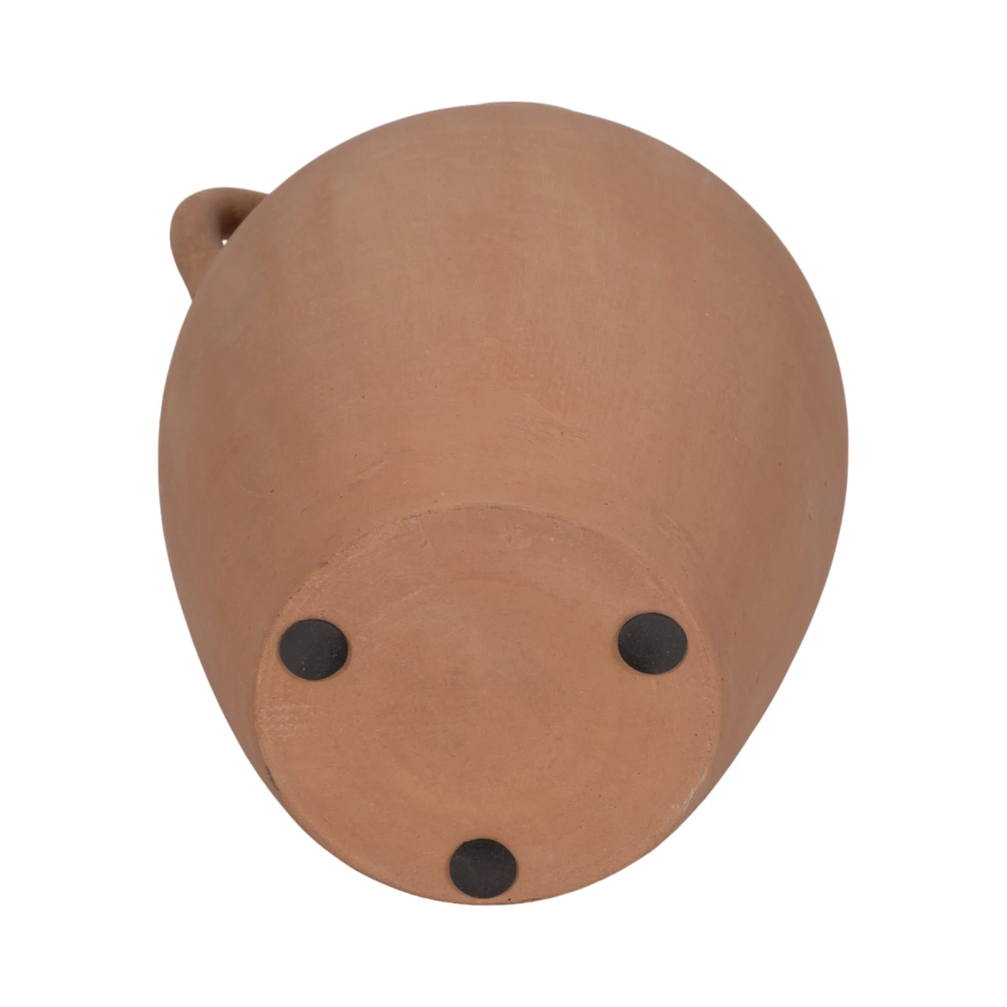 Terracotta, 13" Vase With Handles, Natural - Image 7
