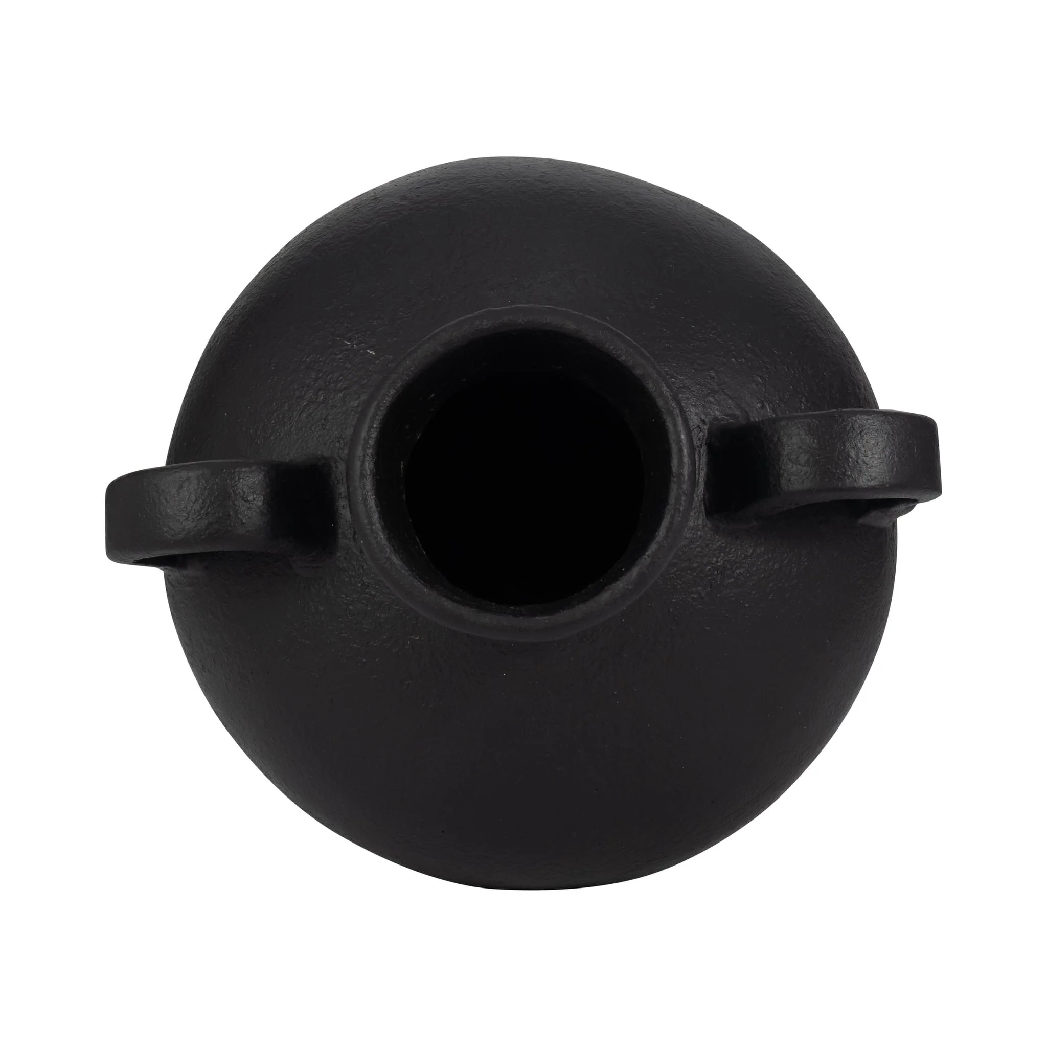 Terracotta, 16" Organic Jug With 2 Handles, Black - Image 6