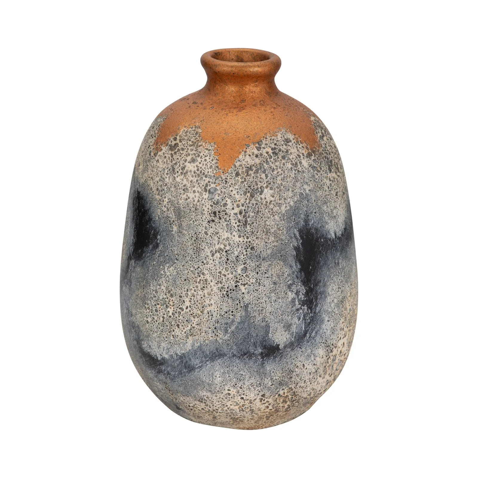 Terracotta, 16" Rustic Vase, Multi - Image 3