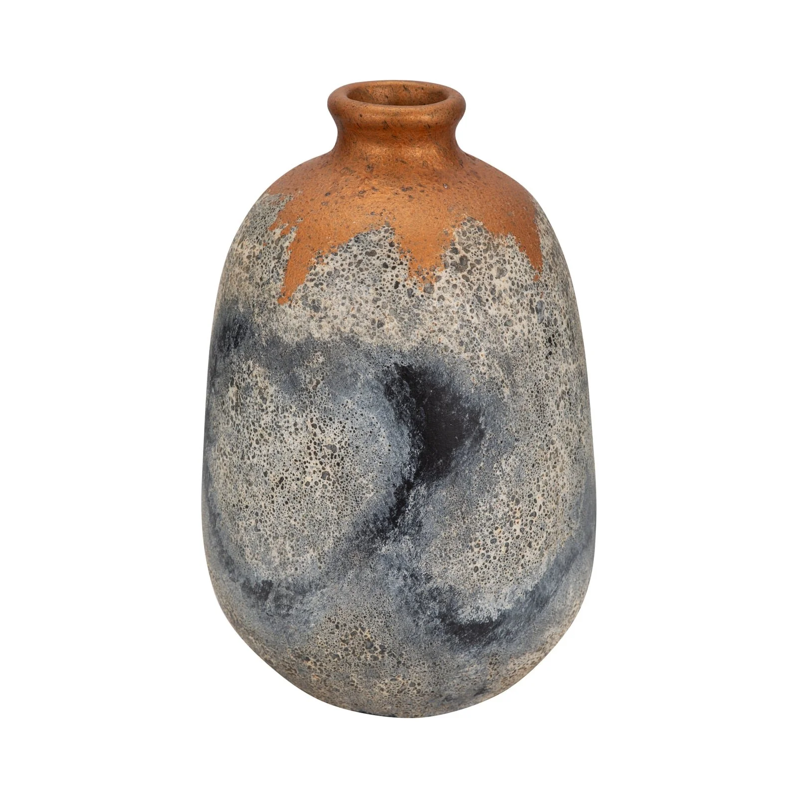 Terracotta, 16" Rustic Vase, Multi - Image 4